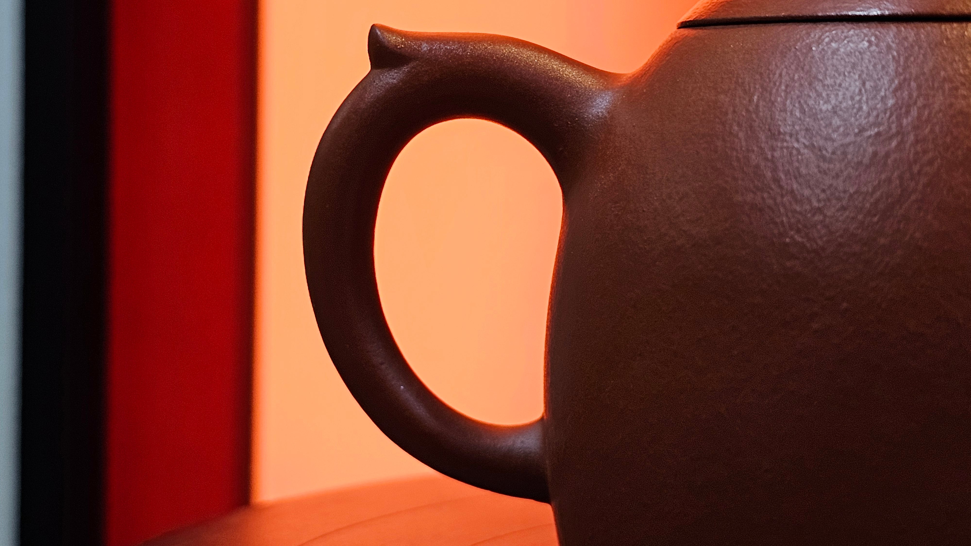 Qin Quan 秦权, with Oriental Clouds Embellishments 云朵贴花工艺, 194.1ml, Xiao Mei Yao Zhu Ni 小煤窑朱泥, by Craftsman Chen Yue Fei 陈跃飞 ~ Congratulations to Mr G.S.! 1226hrs 20th Oct 2025, Manhattan Beach, CA!