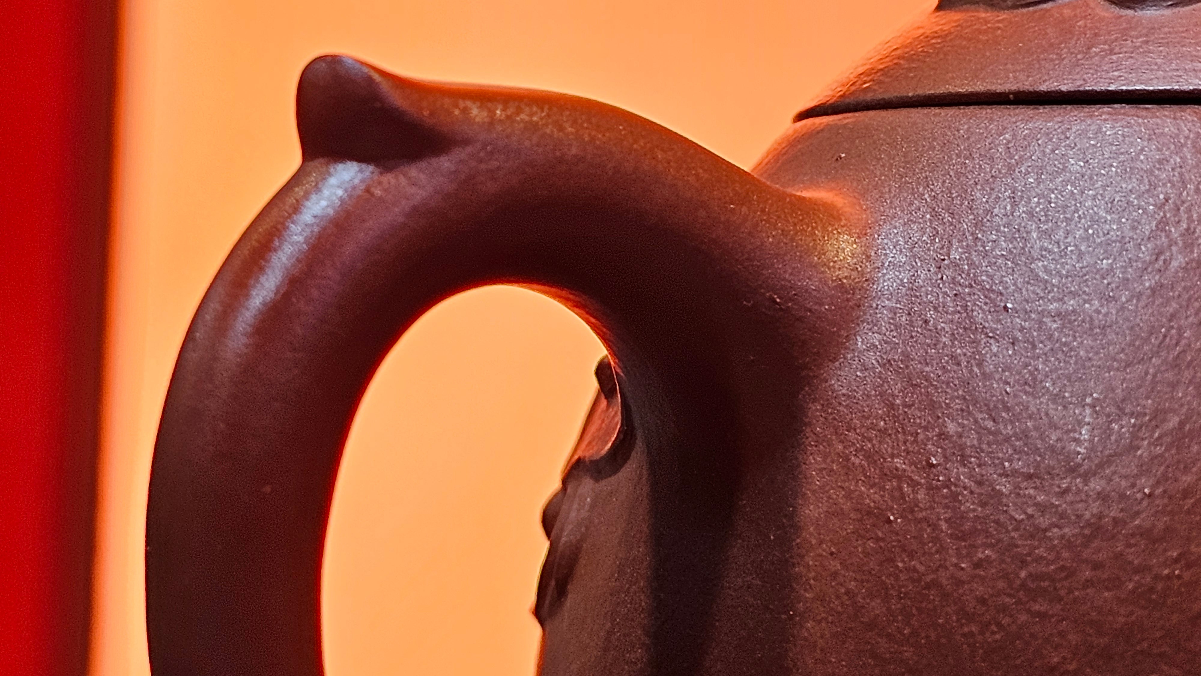 Qin Quan 秦权, with Oriental Clouds Embellishments 云朵贴花工艺, 194.1ml, Xiao Mei Yao Zhu Ni 小煤窑朱泥, by Craftsman Chen Yue Fei 陈跃飞 ~ Congratulations to Mr G.S.! 1226hrs 20th Oct 2025, Manhattan Beach, CA!