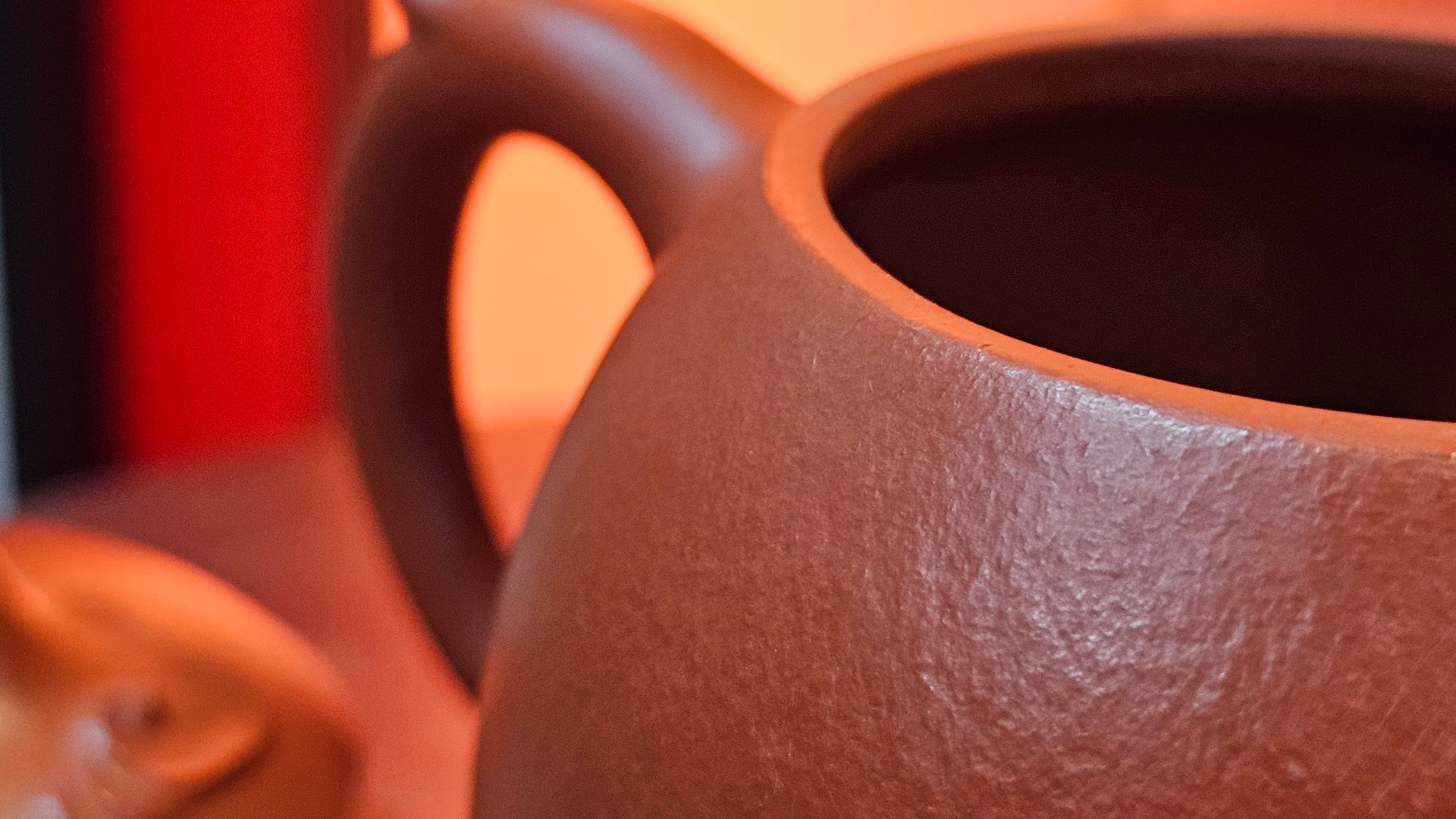 Qin Quan 秦权, with Oriental Clouds Embellishments 云朵贴花工艺, 194.1ml, Xiao Mei Yao Zhu Ni 小煤窑朱泥, by Craftsman Chen Yue Fei 陈跃飞 ~ Congratulations to Mr G.S.! 1226hrs 20th Oct 2025, Manhattan Beach, CA!