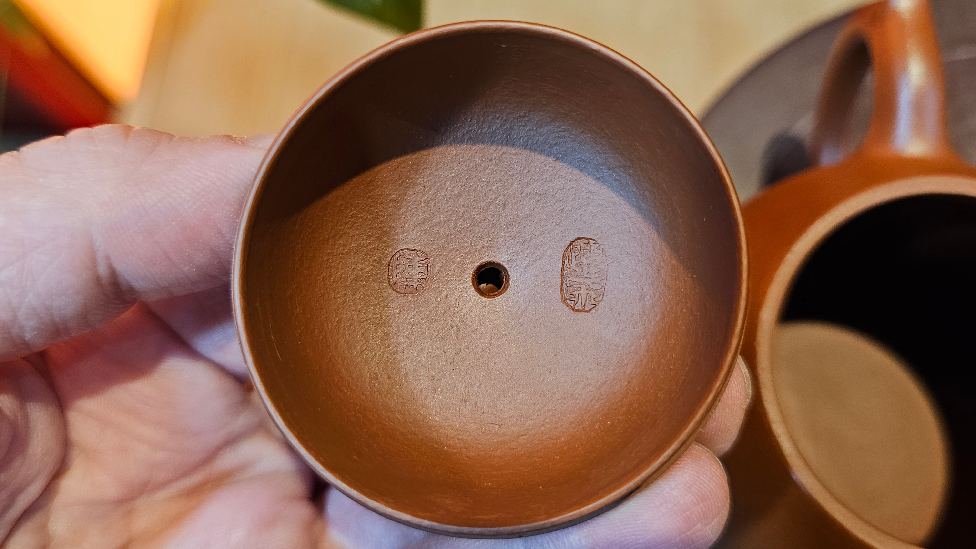 Qin Quan 秦权, with Oriental Clouds Embellishments 云朵贴花工艺, 194.1ml, Xiao Mei Yao Zhu Ni 小煤窑朱泥, by Craftsman Chen Yue Fei 陈跃飞 ~ Congratulations to Mr G.S.! 1226hrs 20th Oct 2025, Manhattan Beach, CA!