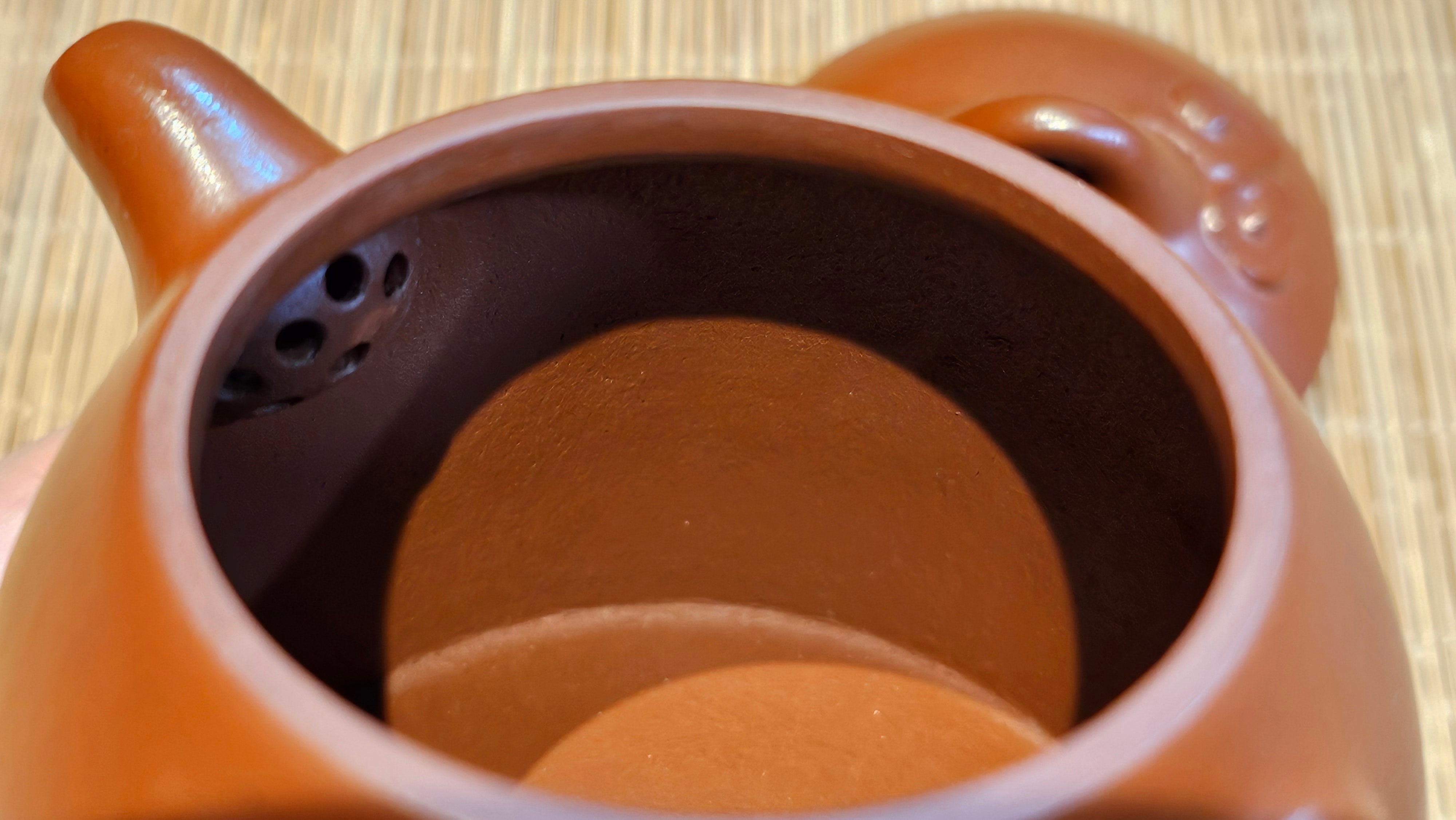 Qin Quan 秦权, with Oriental Clouds Embellishments 云朵贴花工艺, 194.1ml, Xiao Mei Yao Zhu Ni 小煤窑朱泥, by Craftsman Chen Yue Fei 陈跃飞 ~ Congratulations to Mr G.S.! 1226hrs 20th Oct 2025, Manhattan Beach, CA!