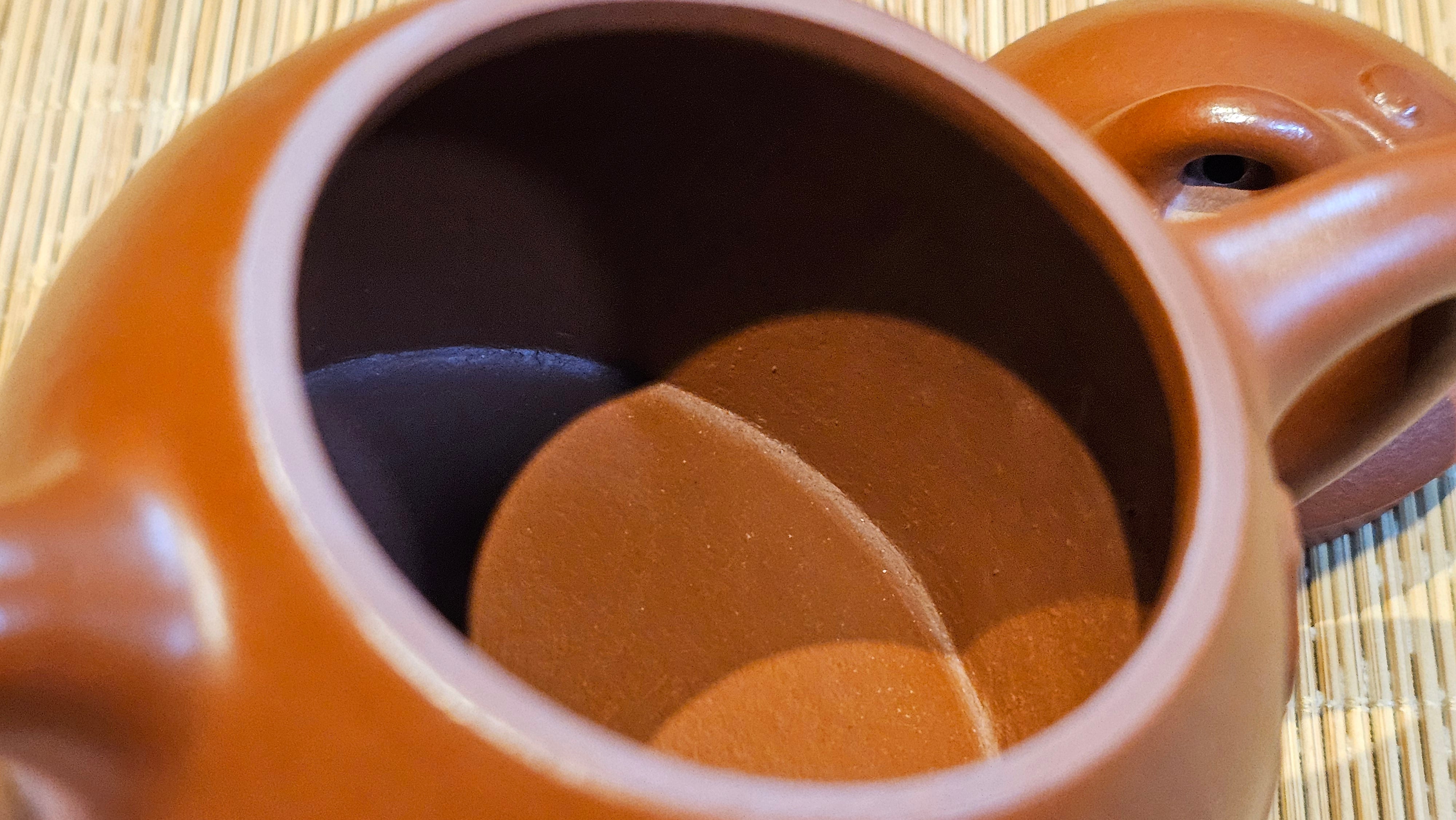 Qin Quan 秦权, with Oriental Clouds Embellishments 云朵贴花工艺, 194.1ml, Xiao Mei Yao Zhu Ni 小煤窑朱泥, by Craftsman Chen Yue Fei 陈跃飞 ~ Congratulations to Mr G.S.! 1226hrs 20th Oct 2025, Manhattan Beach, CA!