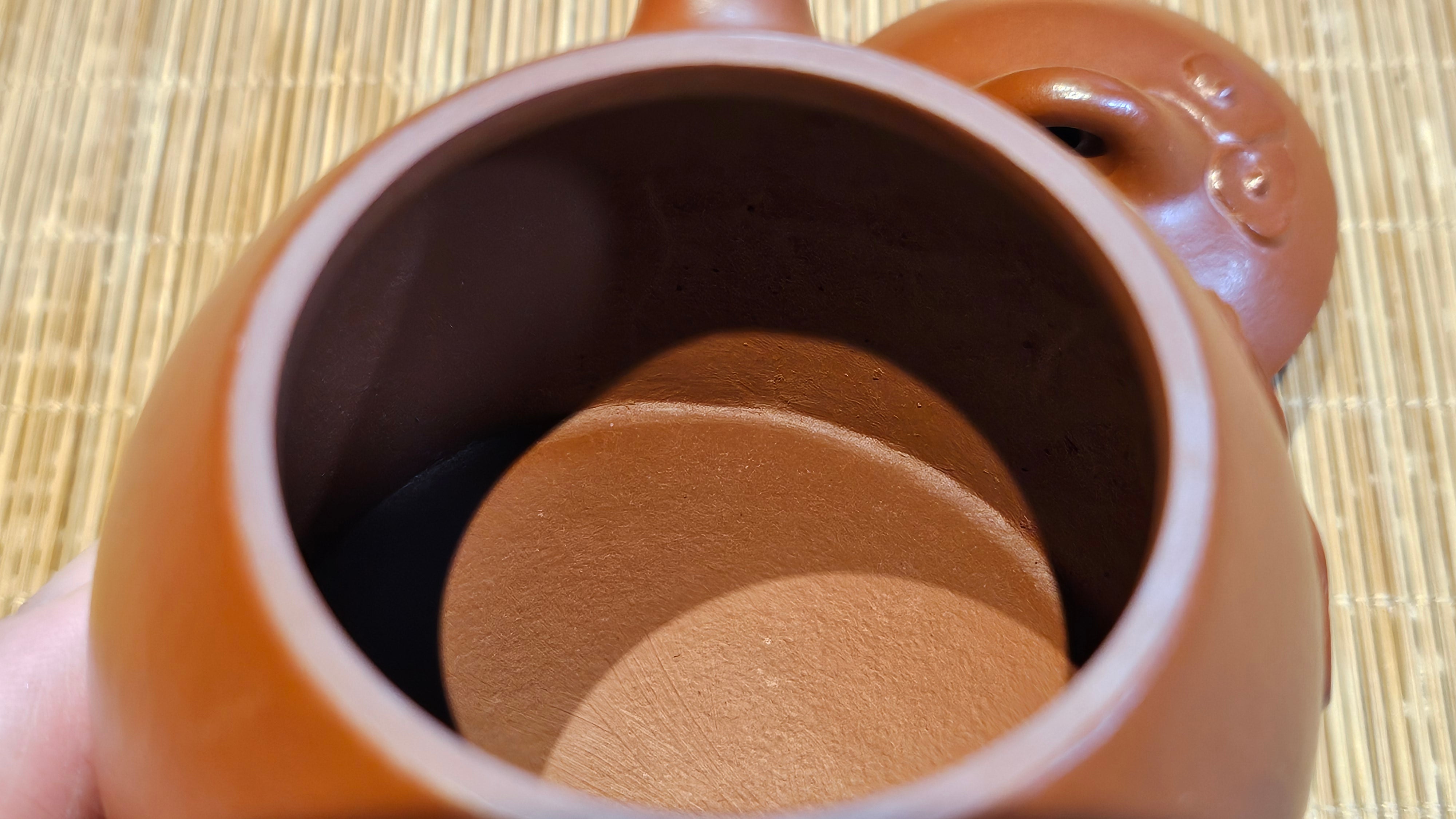 Qin Quan 秦权, with Oriental Clouds Embellishments 云朵贴花工艺, 194.1ml, Xiao Mei Yao Zhu Ni 小煤窑朱泥, by Craftsman Chen Yue Fei 陈跃飞 ~ Congratulations to Mr G.S.! 1226hrs 20th Oct 2025, Manhattan Beach, CA!