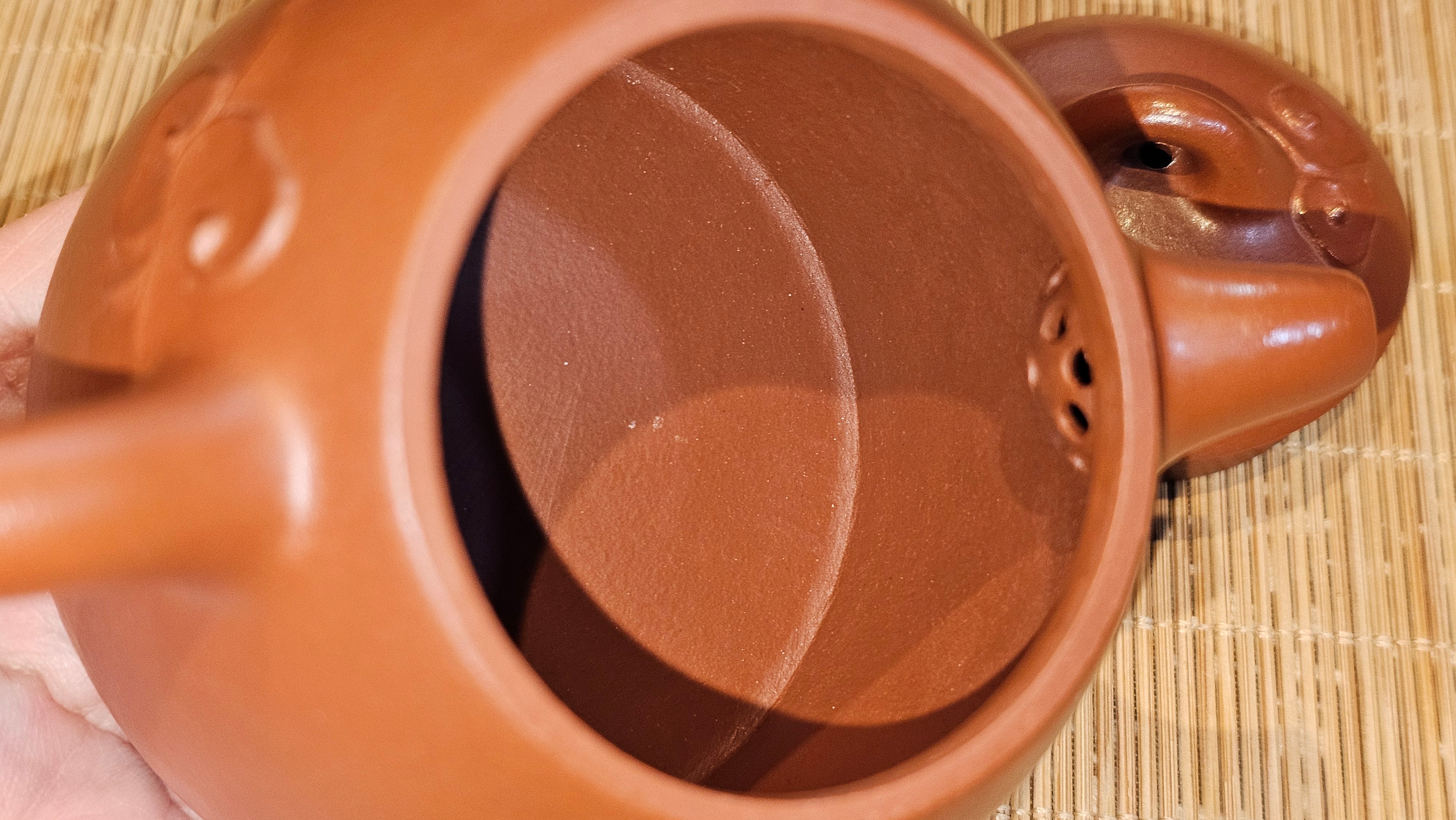 Qin Quan 秦权, with Oriental Clouds Embellishments 云朵贴花工艺, 194.1ml, Xiao Mei Yao Zhu Ni 小煤窑朱泥, by Craftsman Chen Yue Fei 陈跃飞 ~ Congratulations to Mr G.S.! 1226hrs 20th Oct 2025, Manhattan Beach, CA!