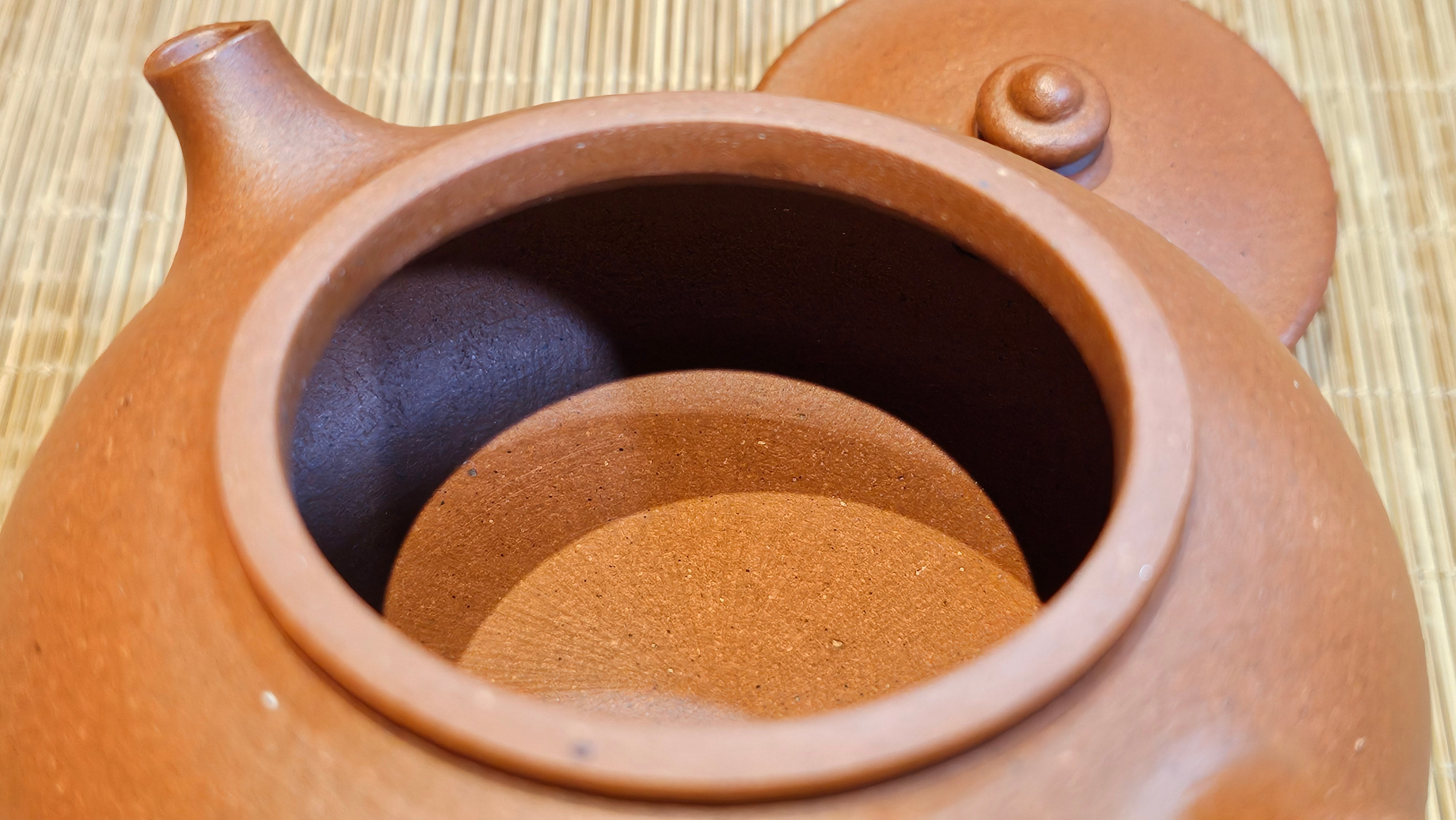 Han Jiang 寒江, 215.0ml, rare Zhu Sha 朱砂 (highest granularity form of ZhuNi), by Craftsman Gu Xiao Ming 顾小明 ~ Congratulations!to Ms S.B.! 1134hrs 26th Oct 2025, Shumen, Bulgaria🇧🇬!