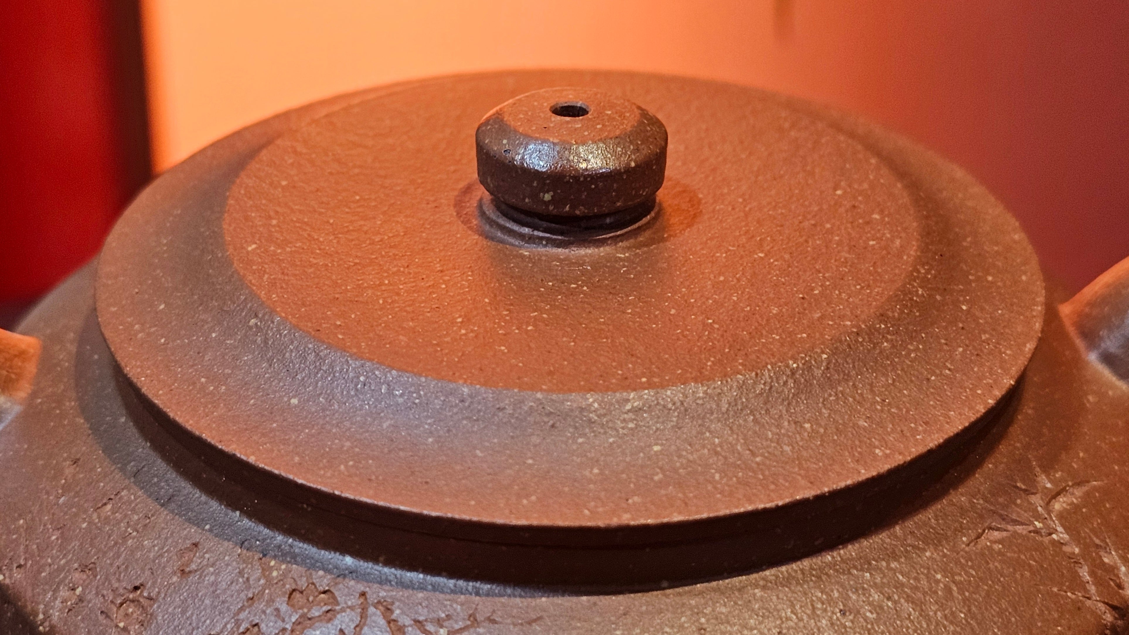 Zhou Pan《周盘》, 166.8ml, Hong Jiang Po Ni 红降坡泥, by Craftsman Zhu Shu 朱舒!~Engraving of Bamboos and Verse by Craftsman Mu Shan 牧山 ~!Congratulations!to Mr C.B., 0117hrs 13th Oct 2025. Inglewood! CA.