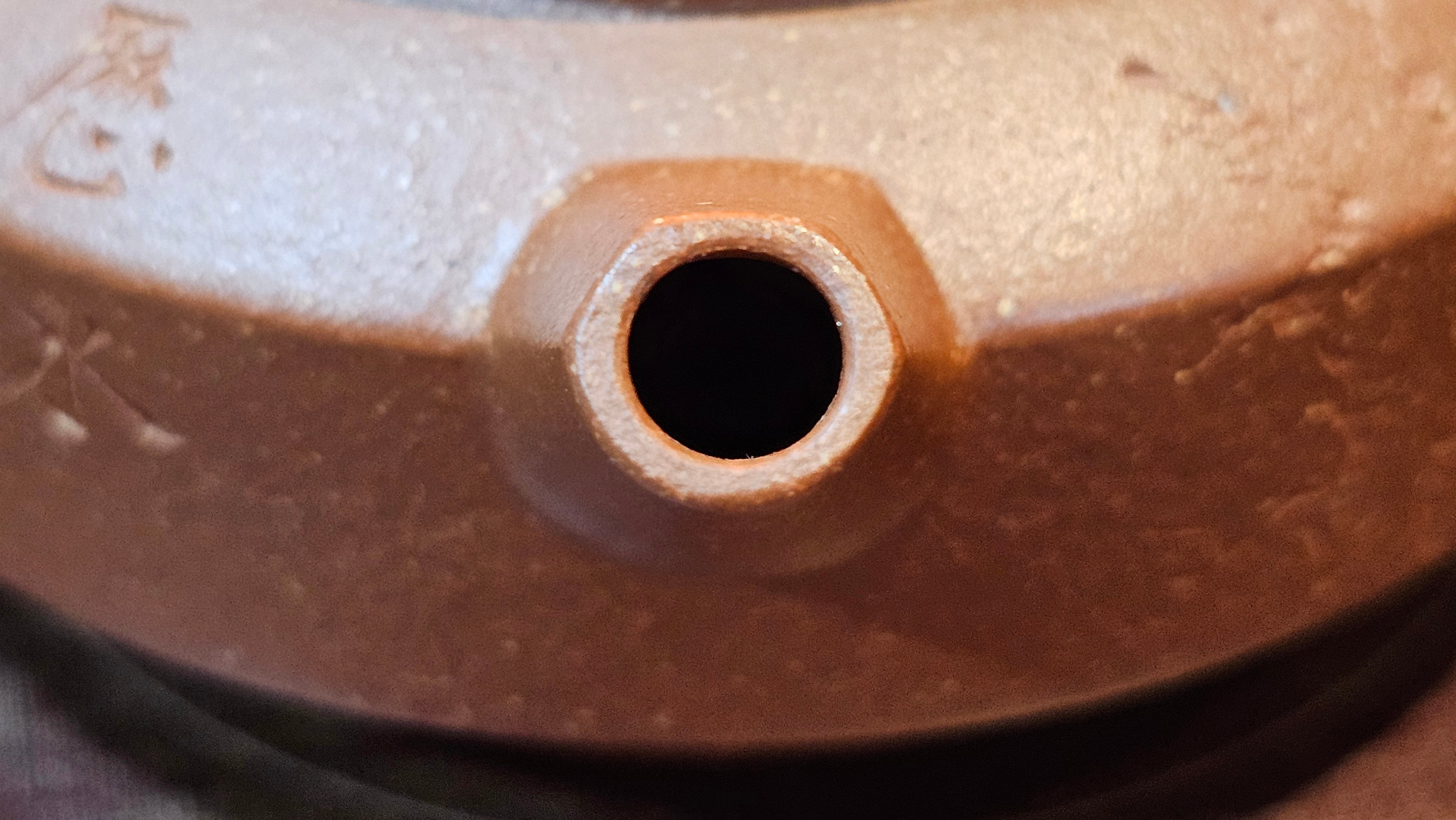 Zhou Pan《周盘》, 166.8ml, Hong Jiang Po Ni 红降坡泥, by Craftsman Zhu Shu 朱舒!~Engraving of Bamboos and Verse by Craftsman Mu Shan 牧山 ~!Congratulations!to Mr C.B., 0117hrs 13th Oct 2025. Inglewood! CA.