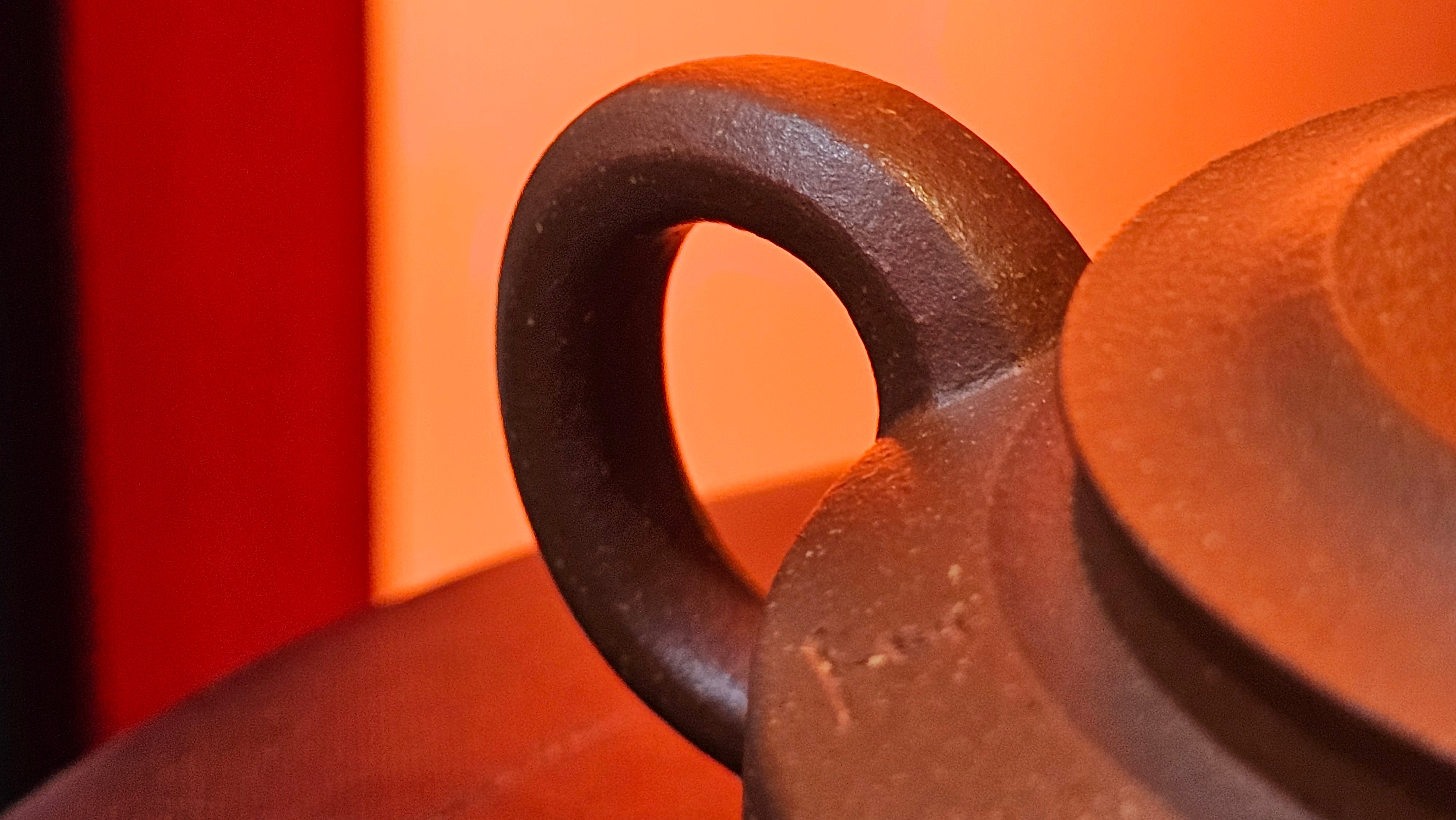 Zhou Pan《周盘》, 166.8ml, Hong Jiang Po Ni 红降坡泥, by Craftsman Zhu Shu 朱舒!~Engraving of Bamboos and Verse by Craftsman Mu Shan 牧山 ~!Congratulations!to Mr C.B., 0117hrs 13th Oct 2025. Inglewood! CA.