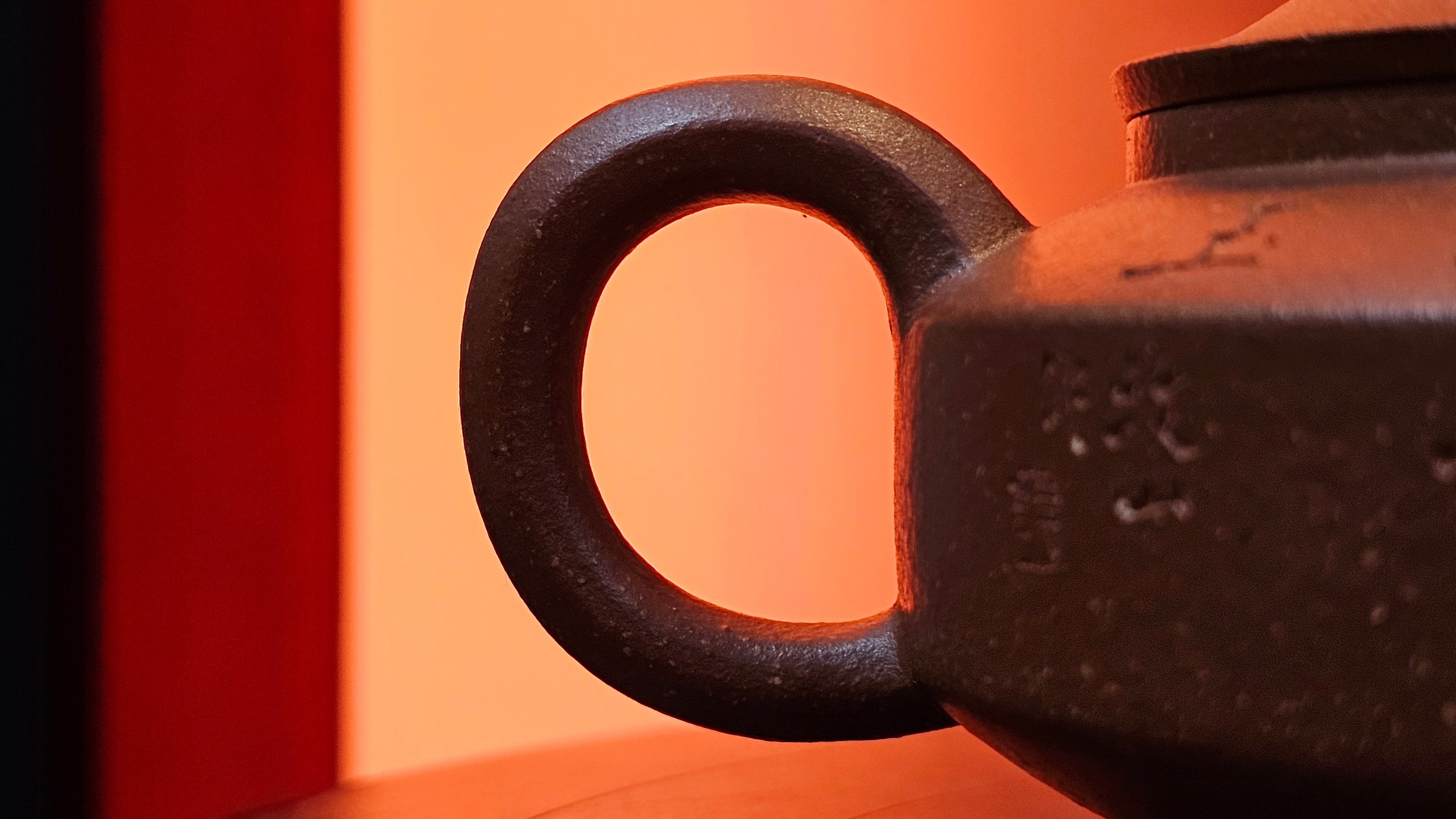 Zhou Pan《周盘》, 166.8ml, Hong Jiang Po Ni 红降坡泥, by Craftsman Zhu Shu 朱舒!~Engraving of Bamboos and Verse by Craftsman Mu Shan 牧山 ~!Congratulations!to Mr C.B., 0117hrs 13th Oct 2025. Inglewood! CA.