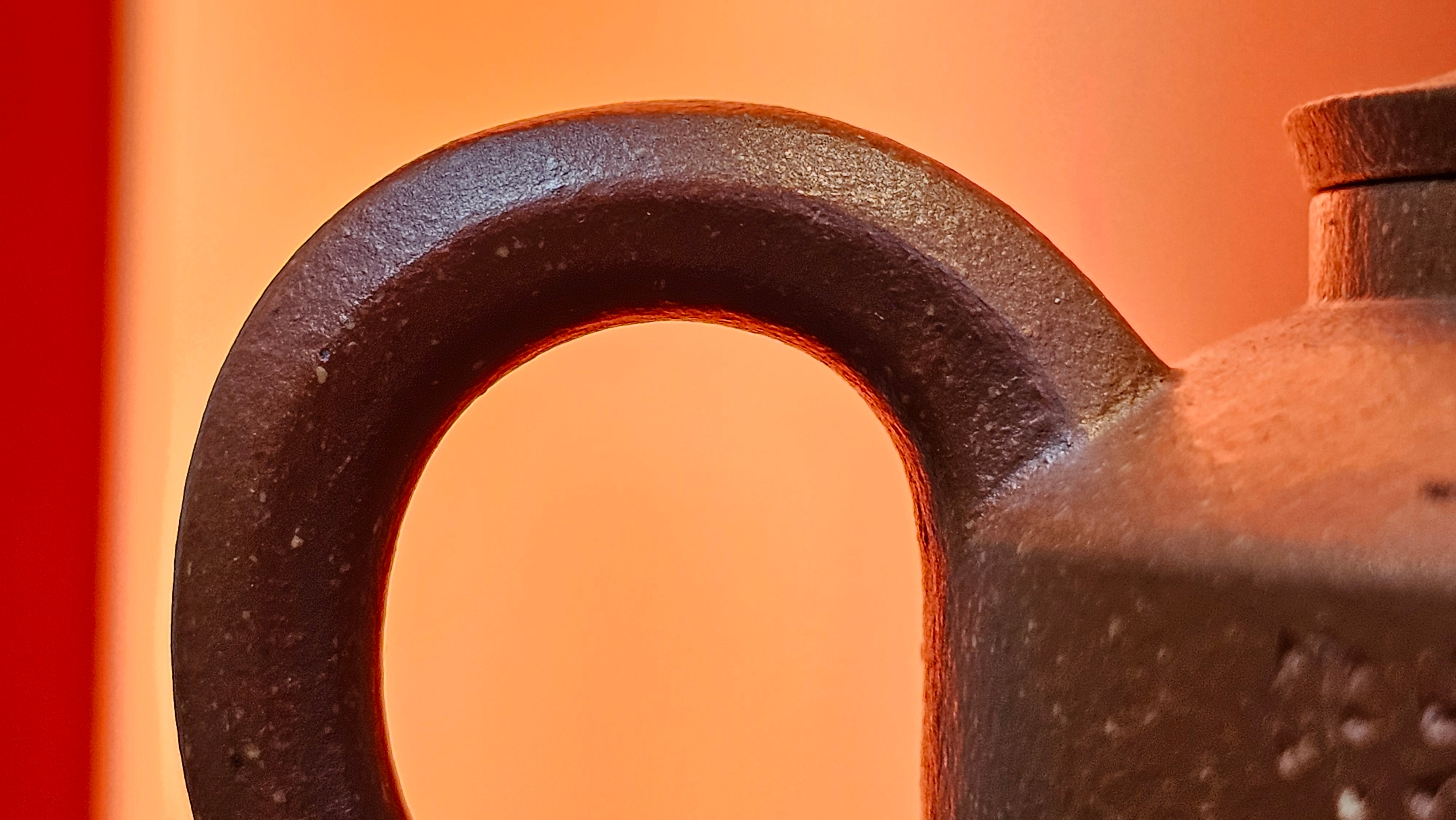 Zhou Pan《周盘》, 166.8ml, Hong Jiang Po Ni 红降坡泥, by Craftsman Zhu Shu 朱舒!~Engraving of Bamboos and Verse by Craftsman Mu Shan 牧山 ~!Congratulations!to Mr C.B., 0117hrs 13th Oct 2025. Inglewood! CA.