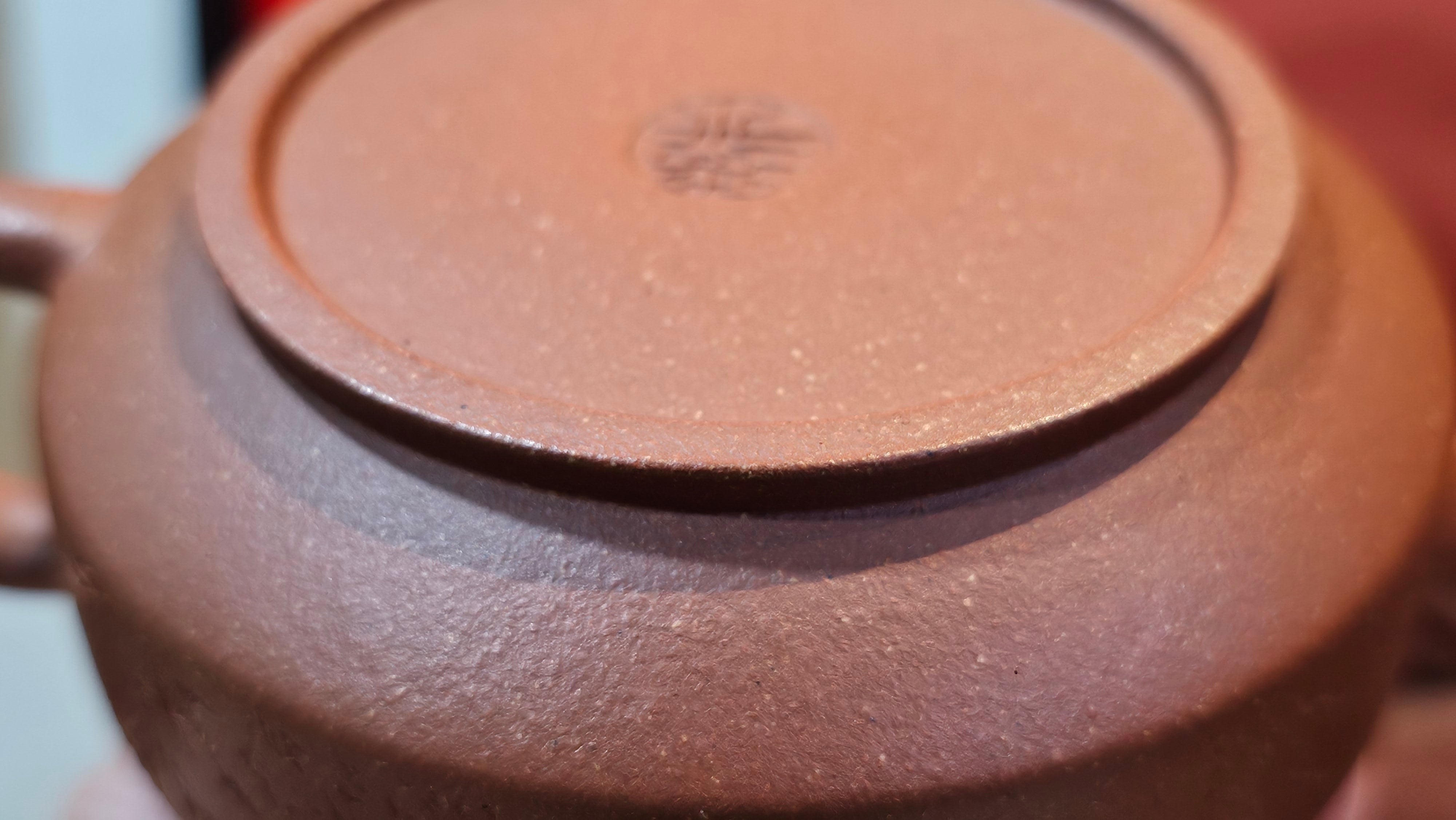 Zhou Pan《周盘》, 166.8ml, Hong Jiang Po Ni 红降坡泥, by Craftsman Zhu Shu 朱舒!~Engraving of Bamboos and Verse by Craftsman Mu Shan 牧山 ~!Congratulations!to Mr C.B., 0117hrs 13th Oct 2025. Inglewood! CA.