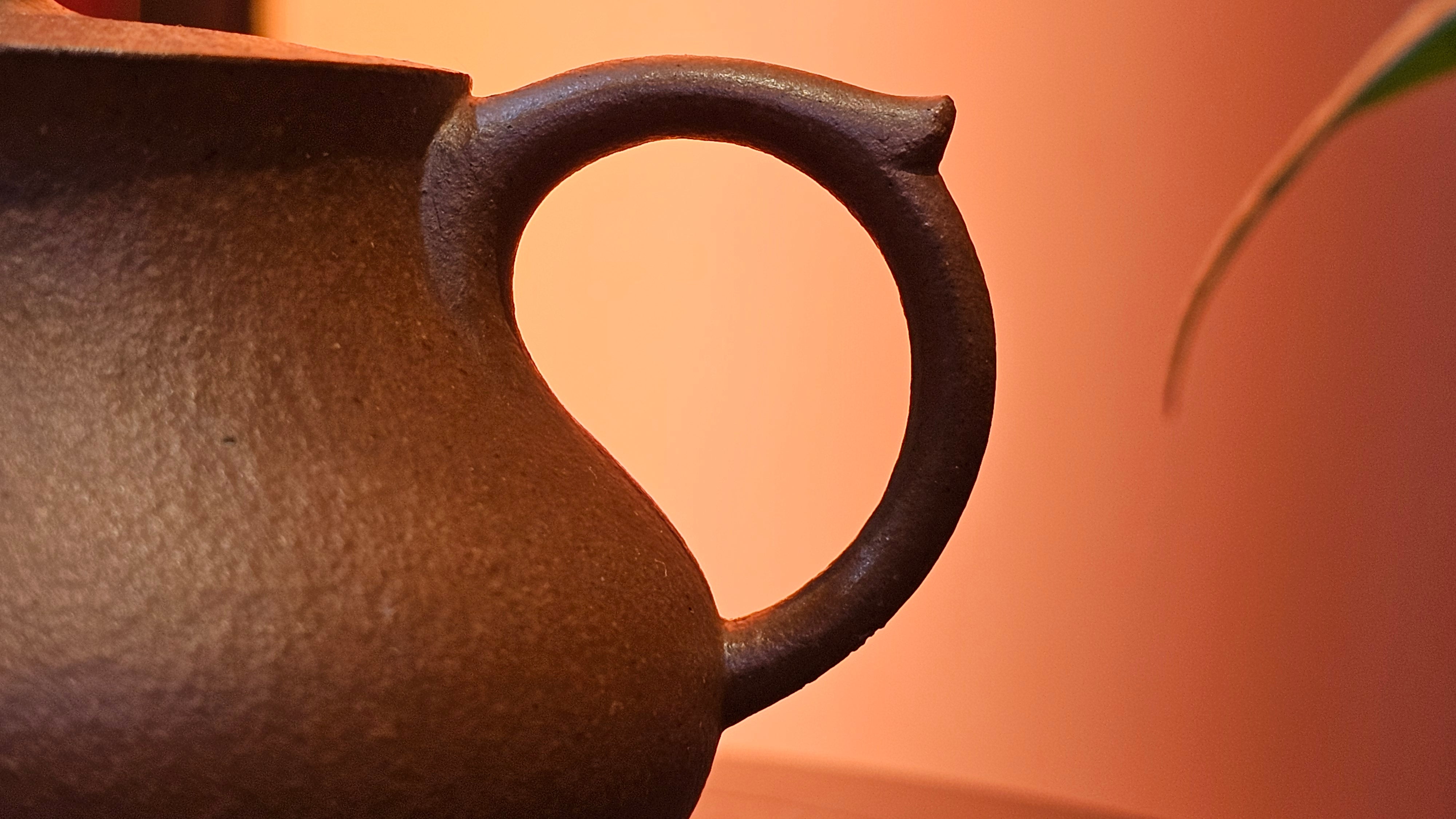 Le Rong 乐荣, 123.0ml, rare Zhu Sha 朱砂 (highest granularity form of ZhuNi), by Craftsman Gu Xiao Ming 顾小明 ~ Congratulations!to Mr S.L.! 2041hrs 13th Oct 2025, Copenhagen, Denmark🇩🇰!