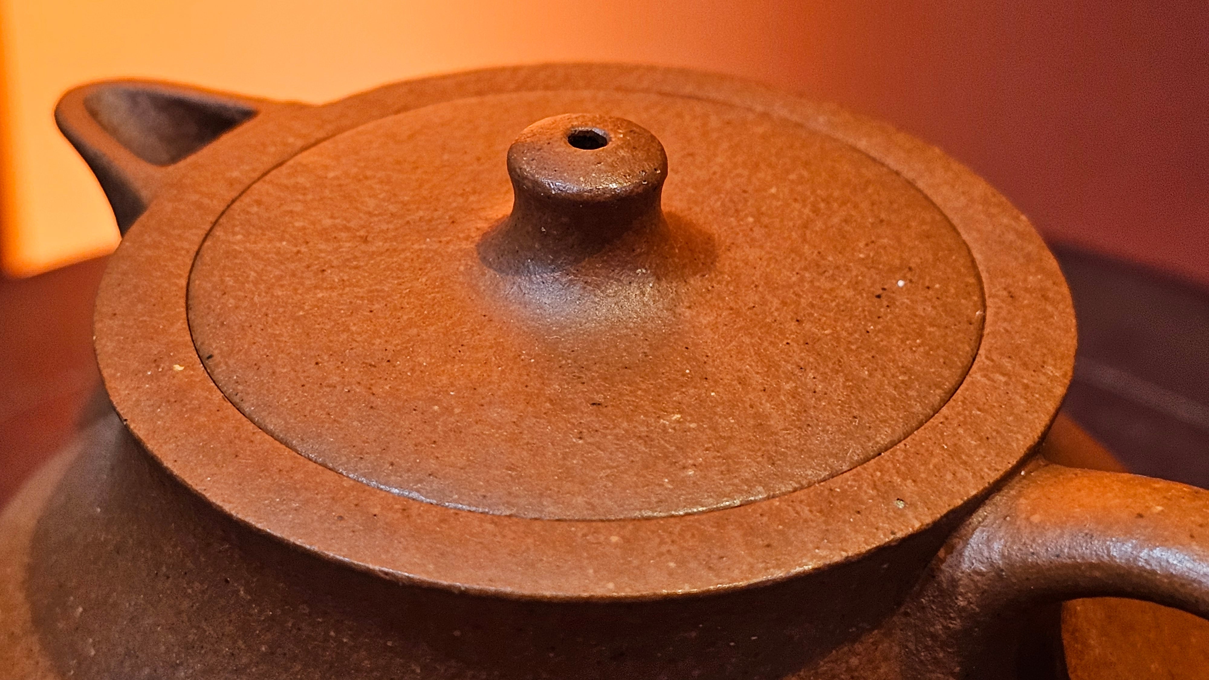 Le Rong 乐荣, 123.0ml, rare Zhu Sha 朱砂 (highest granularity form of ZhuNi), by Craftsman Gu Xiao Ming 顾小明 ~ Congratulations!to Mr S.L.! 2041hrs 13th Oct 2025, Copenhagen, Denmark🇩🇰!