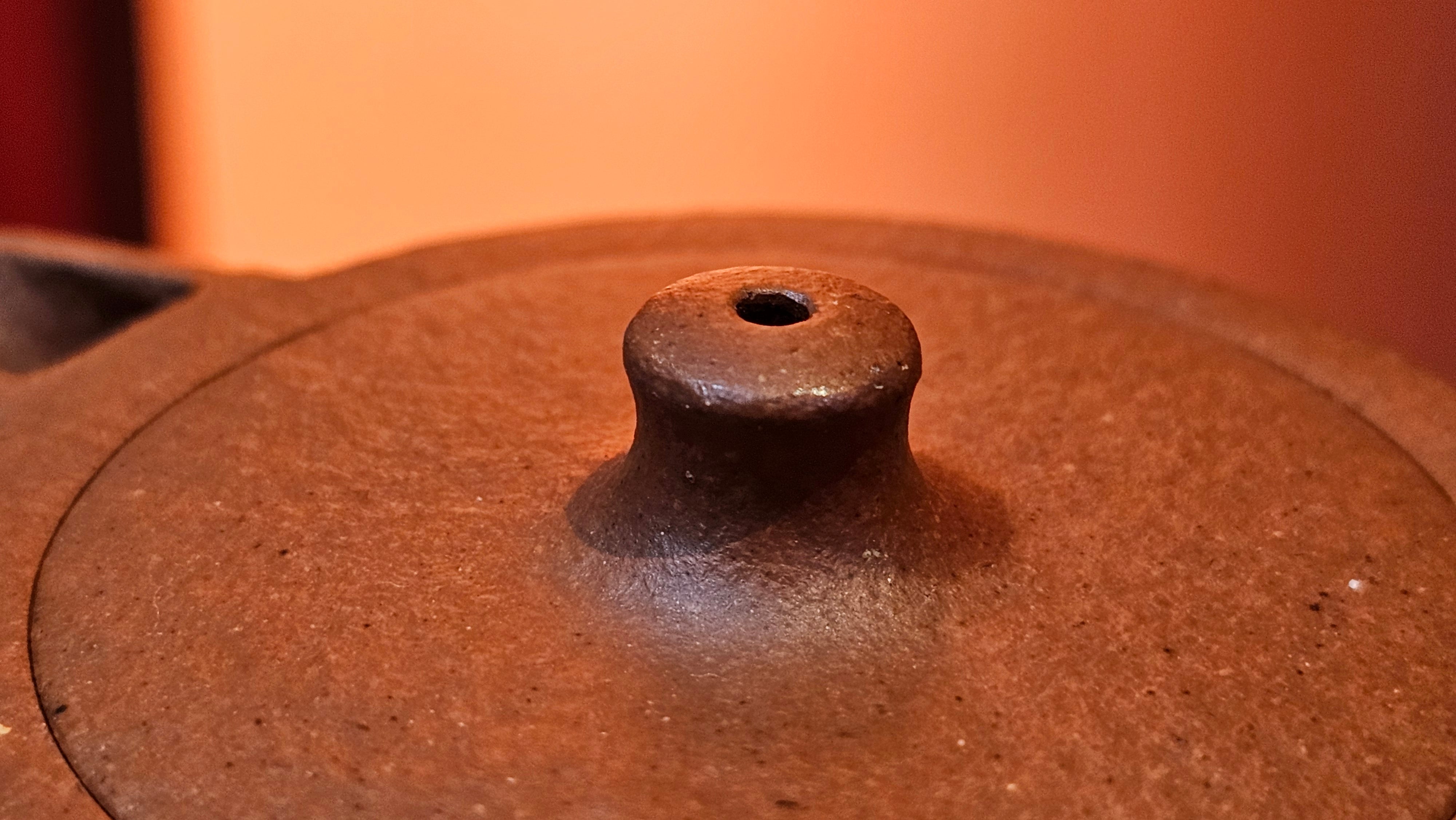 Le Rong 乐荣, 123.0ml, rare Zhu Sha 朱砂 (highest granularity form of ZhuNi), by Craftsman Gu Xiao Ming 顾小明 ~ Congratulations!to Mr S.L.! 2041hrs 13th Oct 2025, Copenhagen, Denmark🇩🇰!