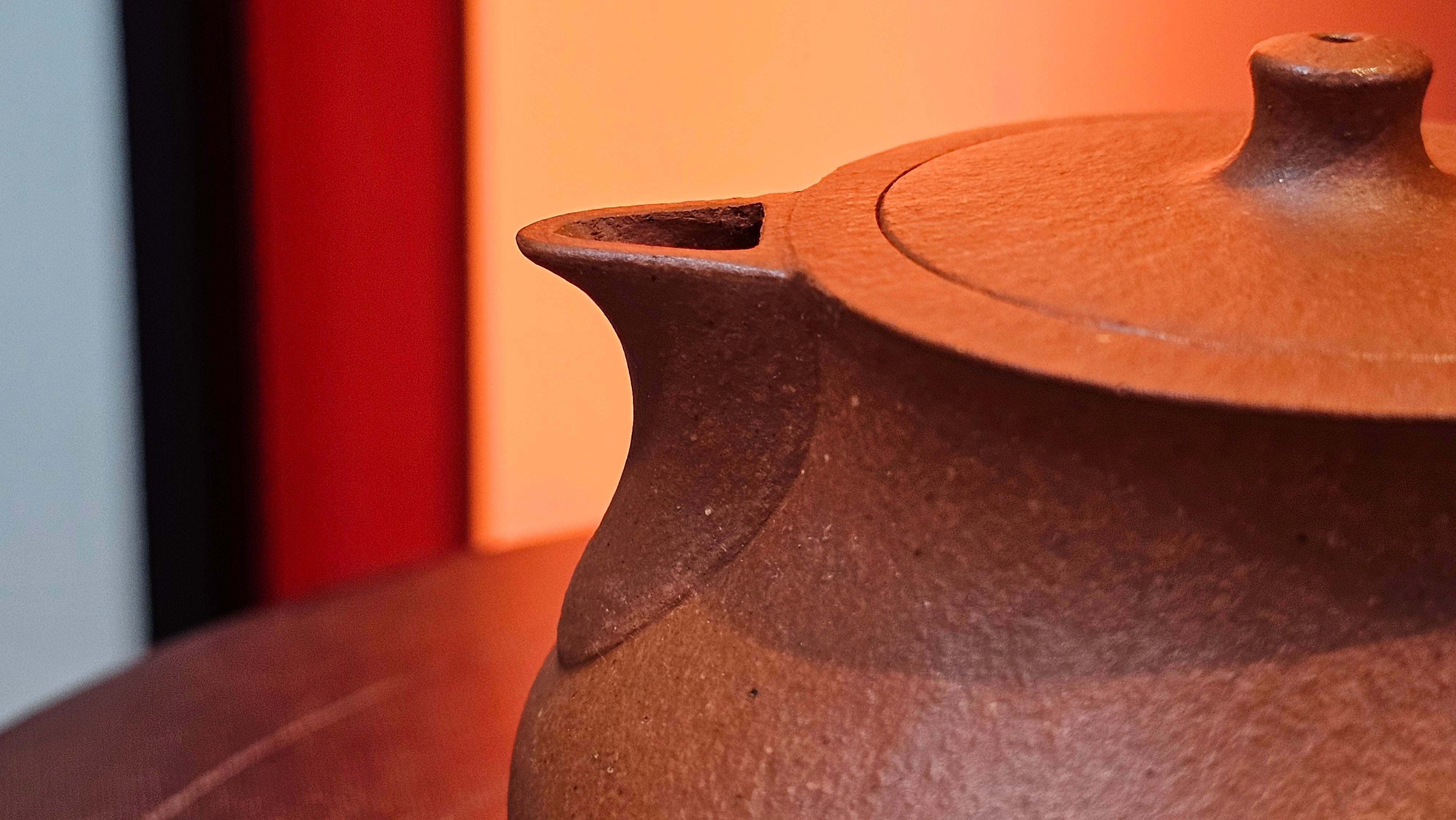 Le Rong 乐荣, 123.0ml, rare Zhu Sha 朱砂 (highest granularity form of ZhuNi), by Craftsman Gu Xiao Ming 顾小明 ~ Congratulations!to Mr S.L.! 2041hrs 13th Oct 2025, Copenhagen, Denmark🇩🇰!