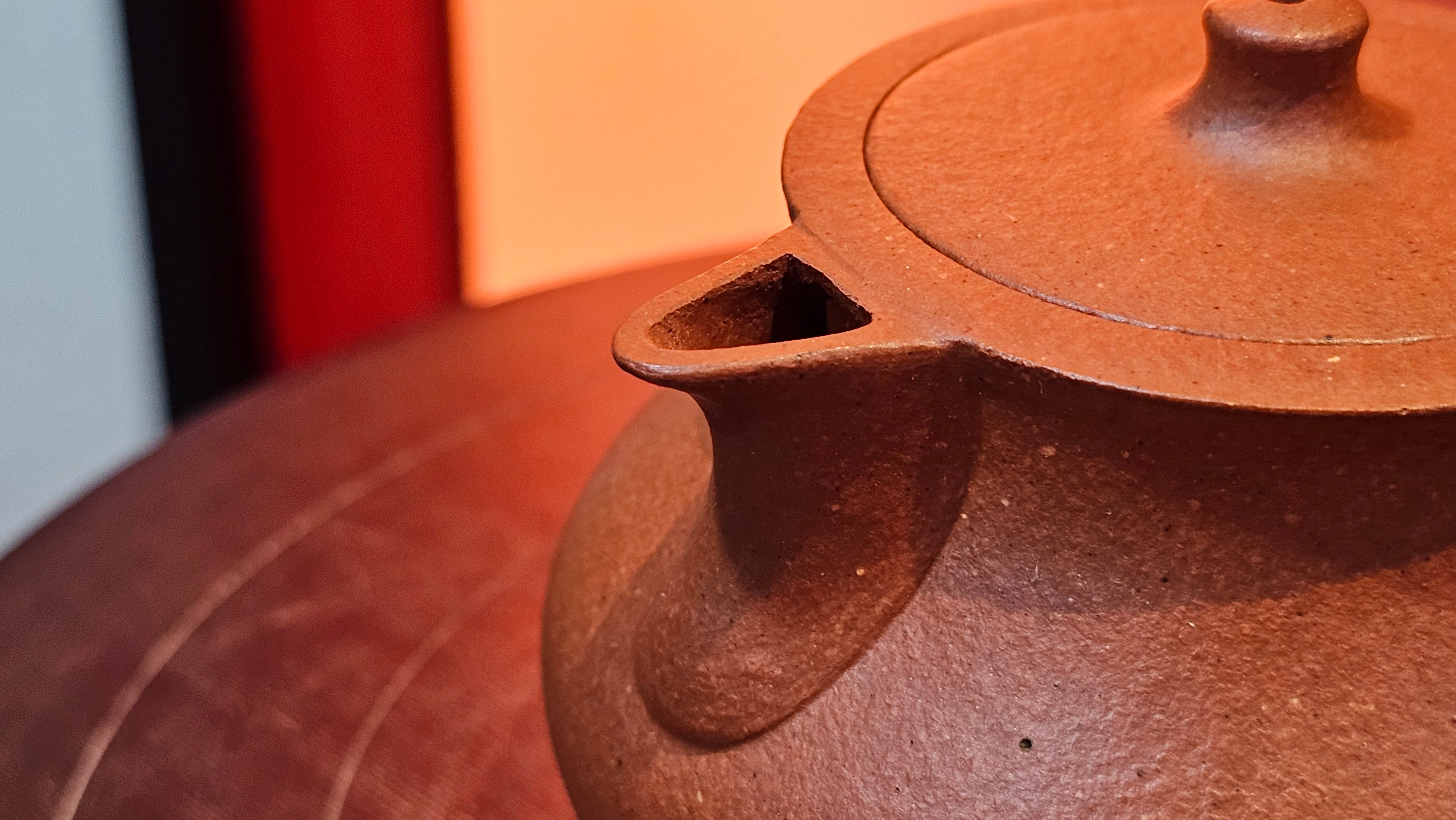 Le Rong 乐荣, 123.0ml, rare Zhu Sha 朱砂 (highest granularity form of ZhuNi), by Craftsman Gu Xiao Ming 顾小明 ~ Congratulations!to Mr S.L.! 2041hrs 13th Oct 2025, Copenhagen, Denmark🇩🇰!