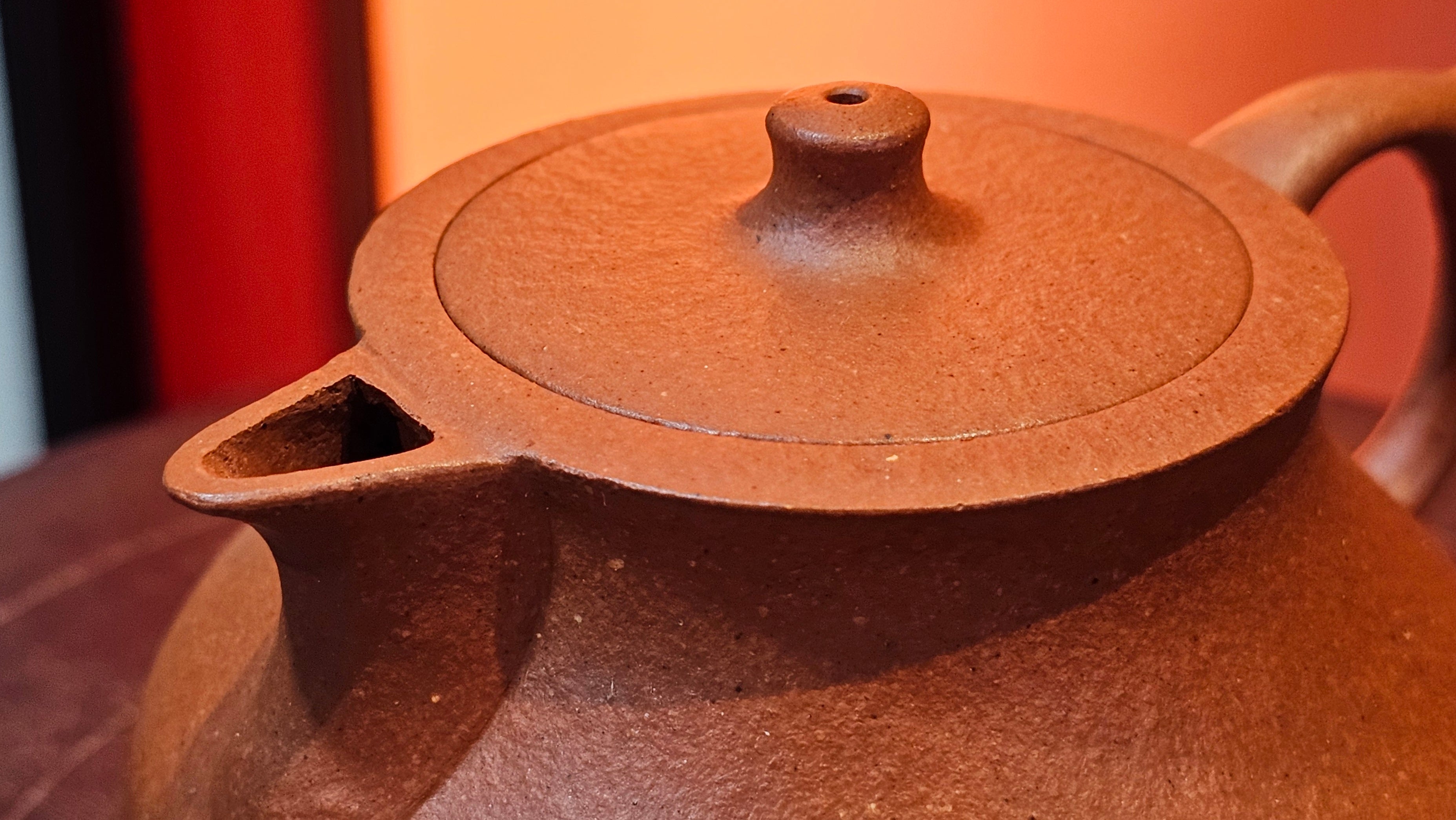 Le Rong 乐荣, 123.0ml, rare Zhu Sha 朱砂 (highest granularity form of ZhuNi), by Craftsman Gu Xiao Ming 顾小明 ~ Congratulations!to Mr S.L.! 2041hrs 13th Oct 2025, Copenhagen, Denmark🇩🇰!