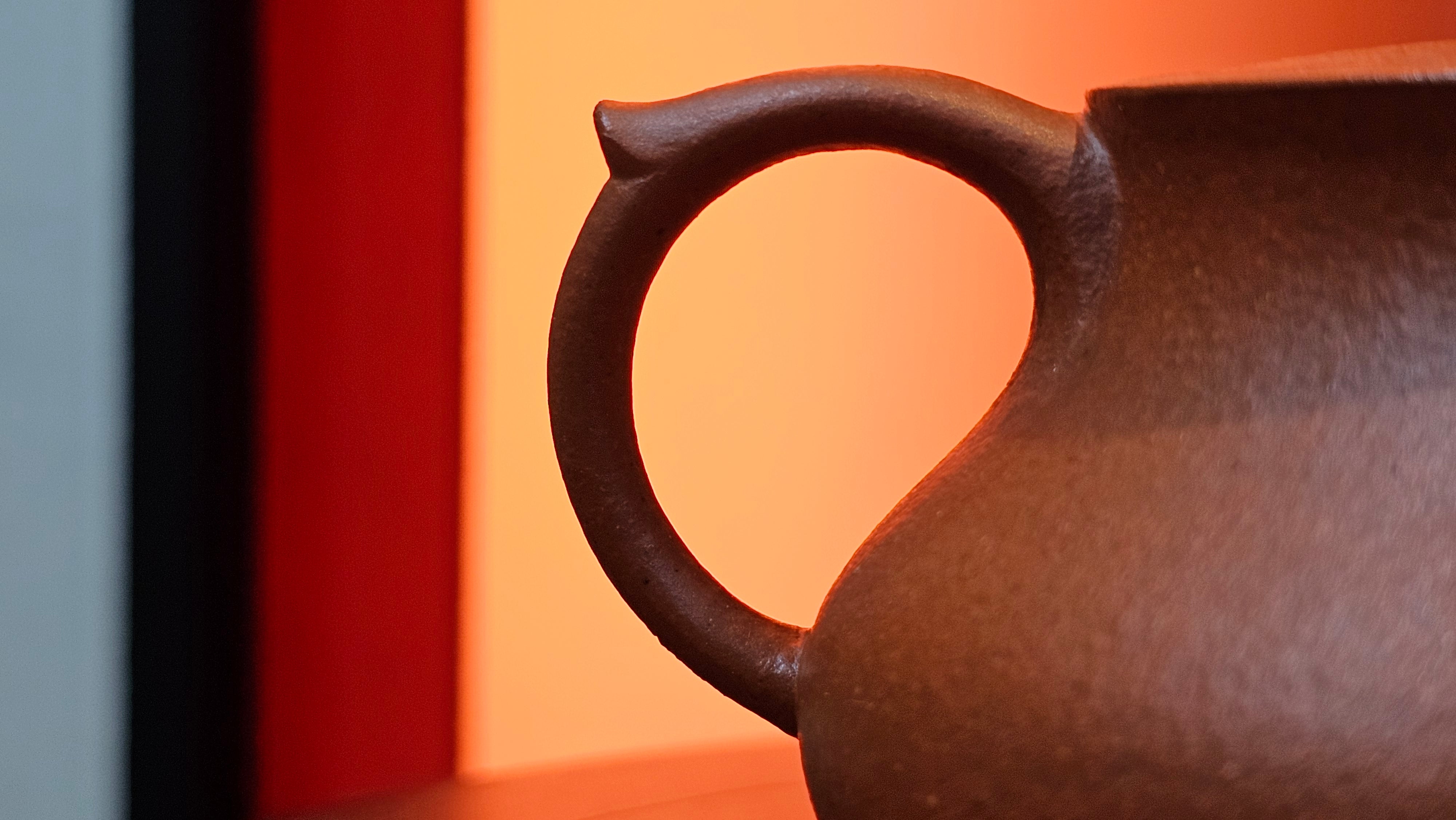 Le Rong 乐荣, 123.0ml, rare Zhu Sha 朱砂 (highest granularity form of ZhuNi), by Craftsman Gu Xiao Ming 顾小明 ~ Congratulations!to Mr S.L.! 2041hrs 13th Oct 2025, Copenhagen, Denmark🇩🇰!