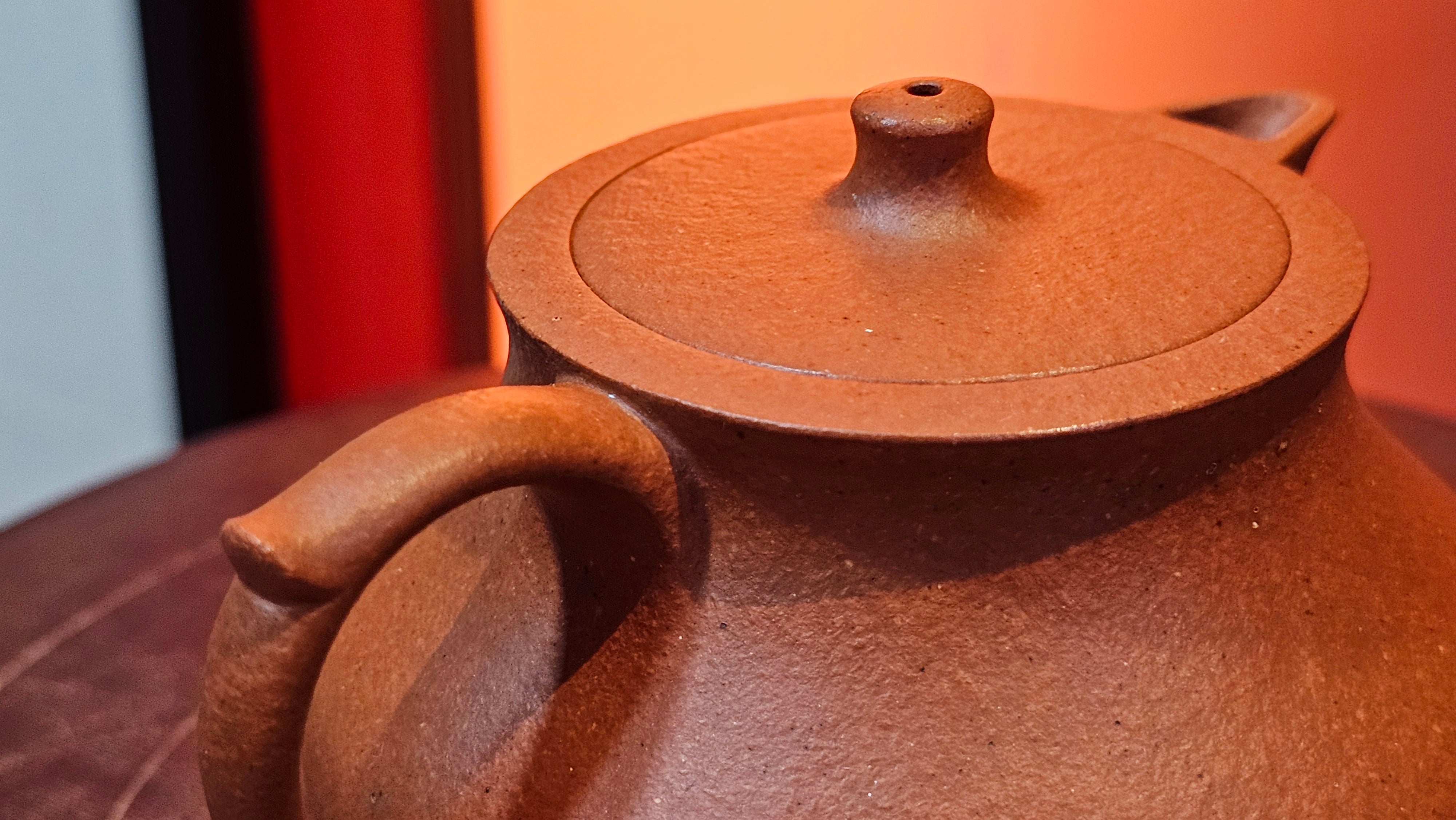 Le Rong 乐荣, 123.0ml, rare Zhu Sha 朱砂 (highest granularity form of ZhuNi), by Craftsman Gu Xiao Ming 顾小明 ~ Congratulations!to Mr S.L.! 2041hrs 13th Oct 2025, Copenhagen, Denmark🇩🇰!