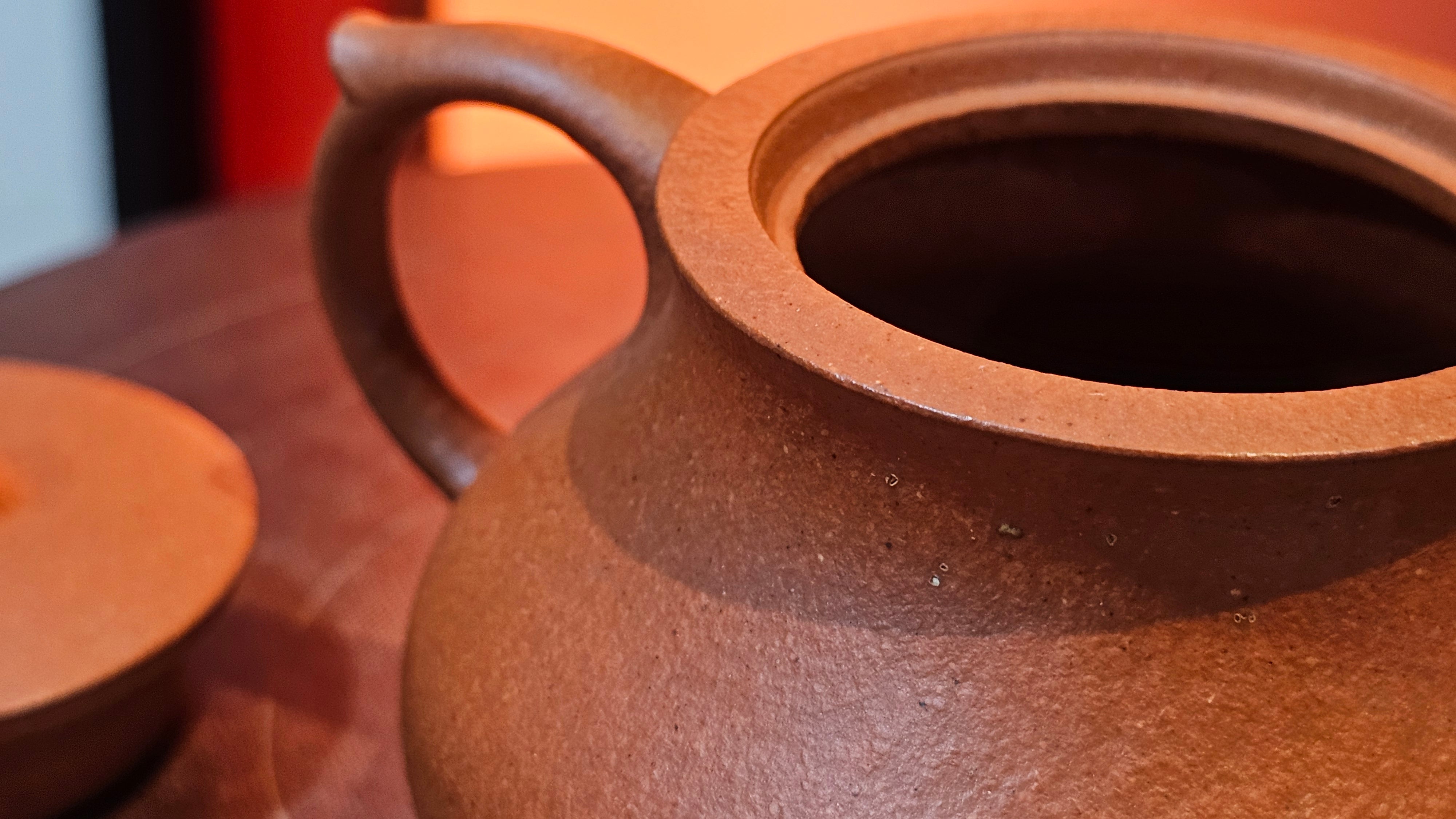 Le Rong 乐荣, 123.0ml, rare Zhu Sha 朱砂 (highest granularity form of ZhuNi), by Craftsman Gu Xiao Ming 顾小明 ~ Congratulations!to Mr S.L.! 2041hrs 13th Oct 2025, Copenhagen, Denmark🇩🇰!