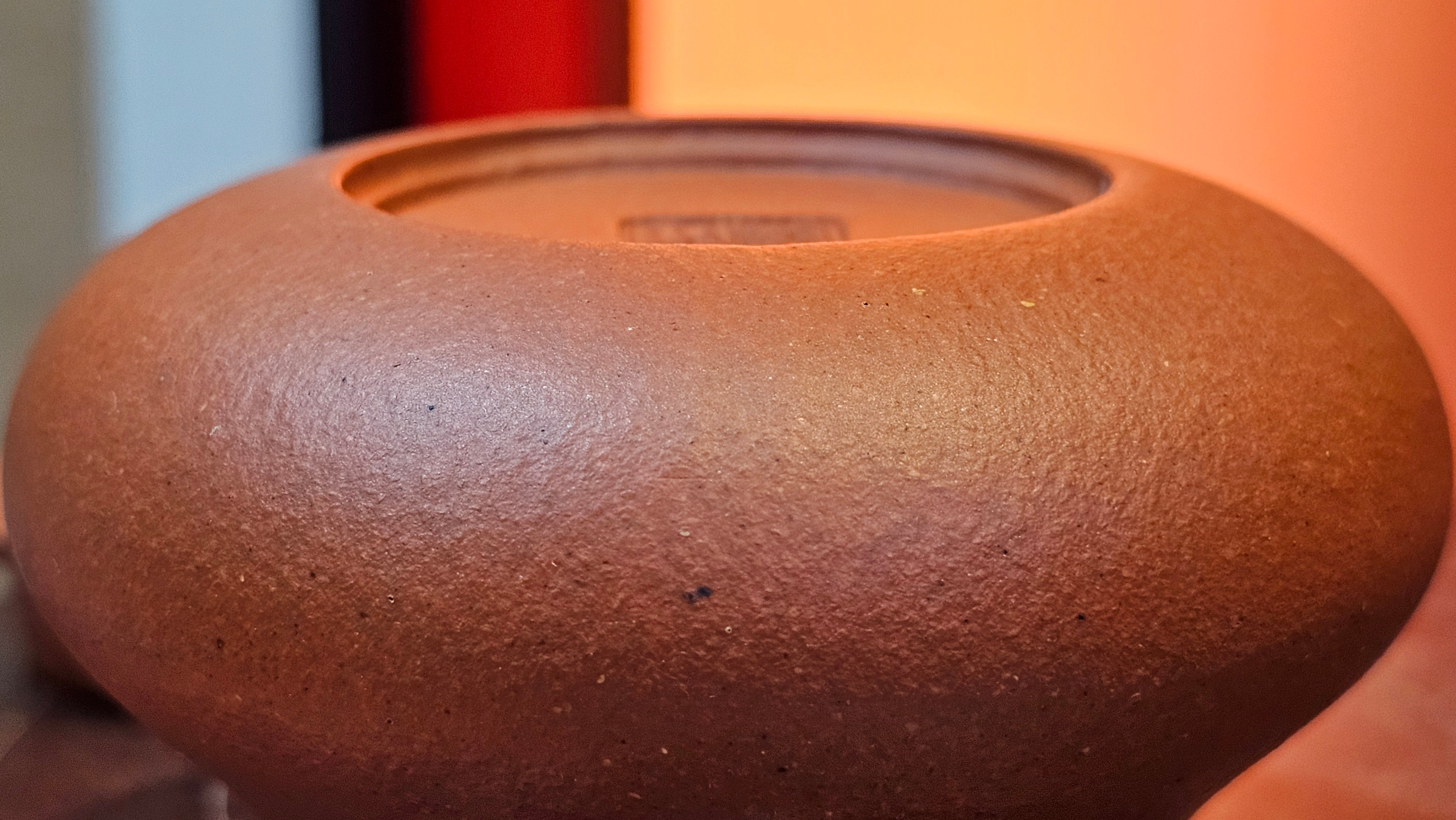 Le Rong 乐荣, 123.0ml, rare Zhu Sha 朱砂 (highest granularity form of ZhuNi), by Craftsman Gu Xiao Ming 顾小明 ~ Congratulations!to Mr S.L.! 2041hrs 13th Oct 2025, Copenhagen, Denmark🇩🇰!