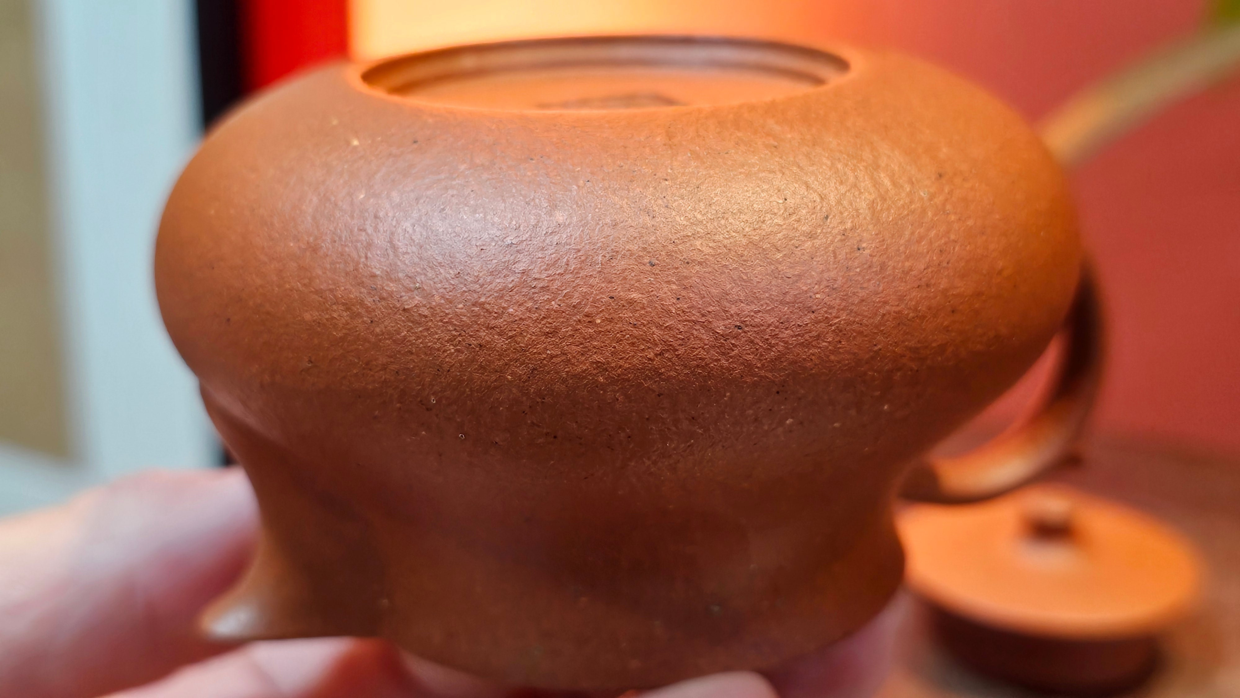 Le Rong 乐荣, 123.0ml, rare Zhu Sha 朱砂 (highest granularity form of ZhuNi), by Craftsman Gu Xiao Ming 顾小明 ~ Congratulations!to Mr S.L.! 2041hrs 13th Oct 2025, Copenhagen, Denmark🇩🇰!