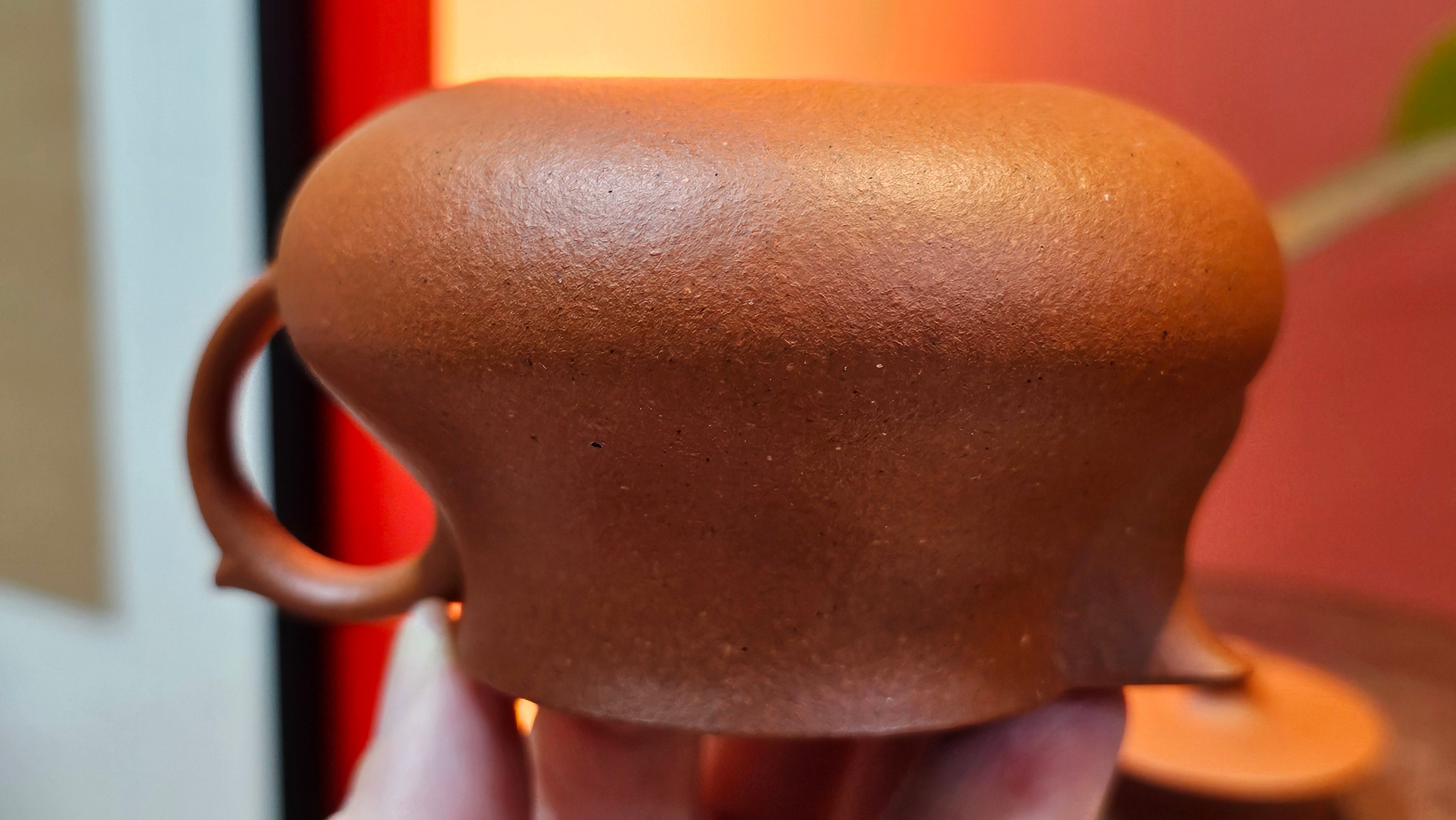 Le Rong 乐荣, 123.0ml, rare Zhu Sha 朱砂 (highest granularity form of ZhuNi), by Craftsman Gu Xiao Ming 顾小明 ~ Congratulations!to Mr S.L.! 2041hrs 13th Oct 2025, Copenhagen, Denmark🇩🇰!