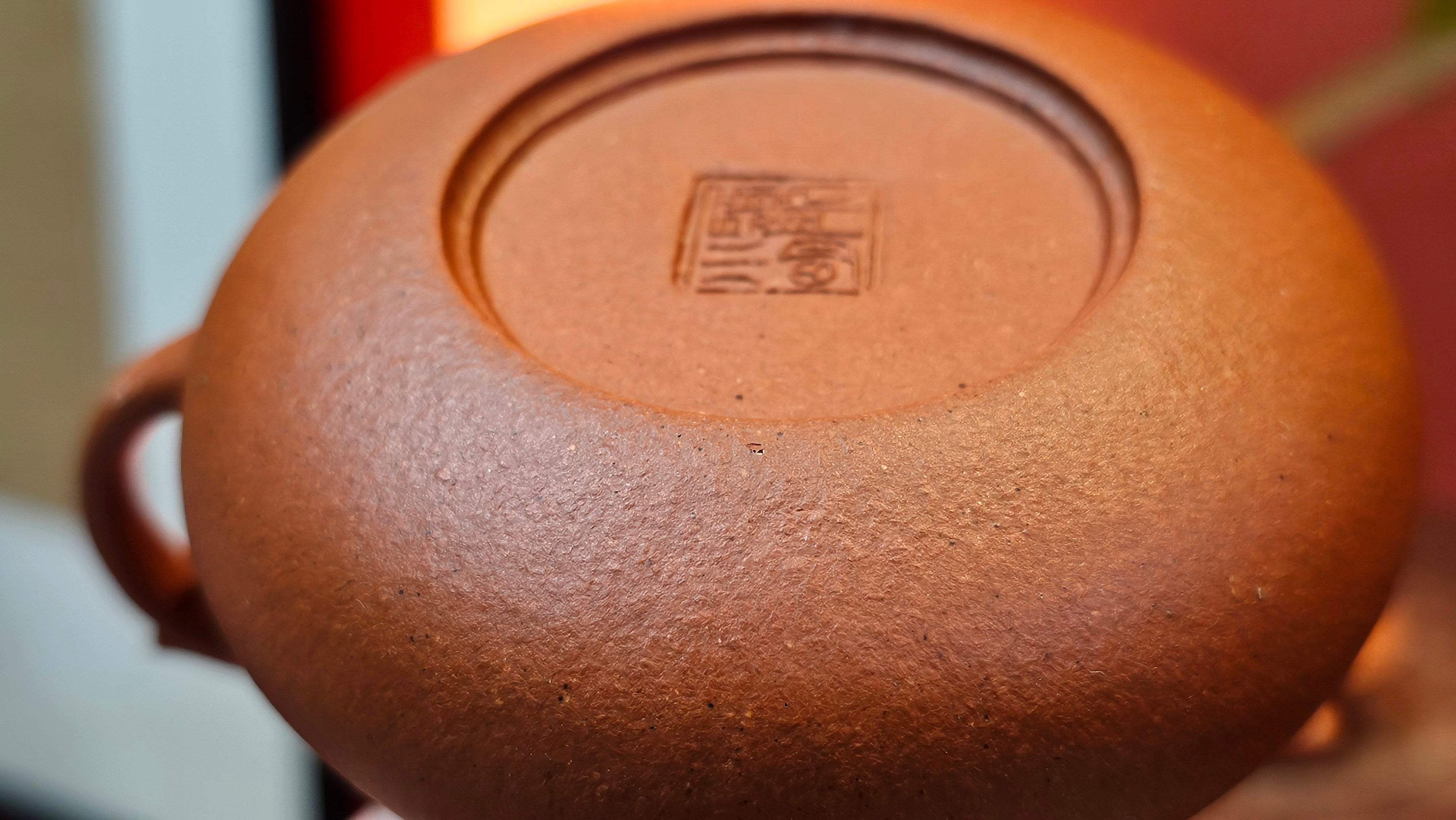 Le Rong 乐荣, 123.0ml, rare Zhu Sha 朱砂 (highest granularity form of ZhuNi), by Craftsman Gu Xiao Ming 顾小明 ~ Congratulations!to Mr S.L.! 2041hrs 13th Oct 2025, Copenhagen, Denmark🇩🇰!