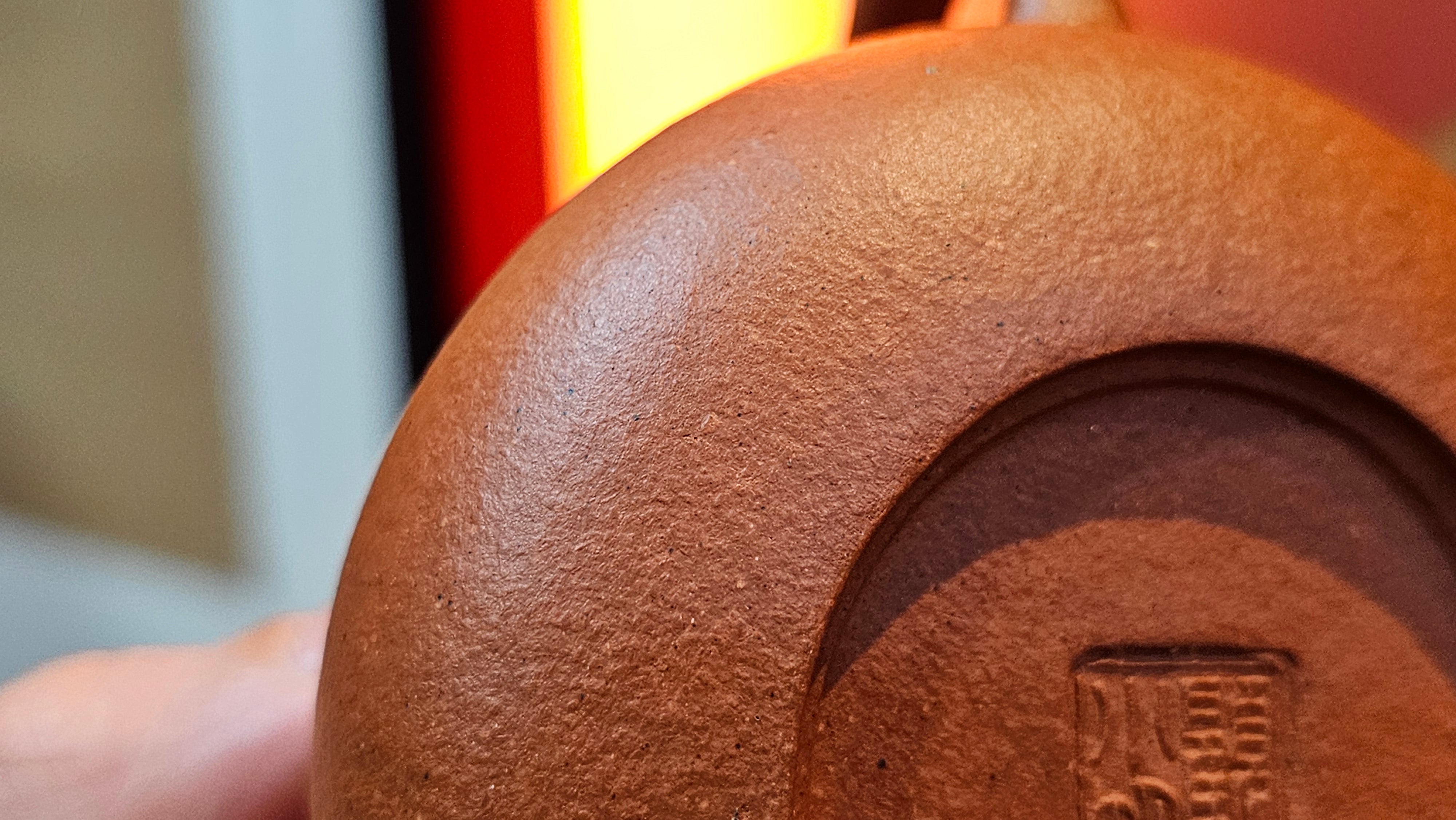 Le Rong 乐荣, 123.0ml, rare Zhu Sha 朱砂 (highest granularity form of ZhuNi), by Craftsman Gu Xiao Ming 顾小明 ~ Congratulations!to Mr S.L.! 2041hrs 13th Oct 2025, Copenhagen, Denmark🇩🇰!