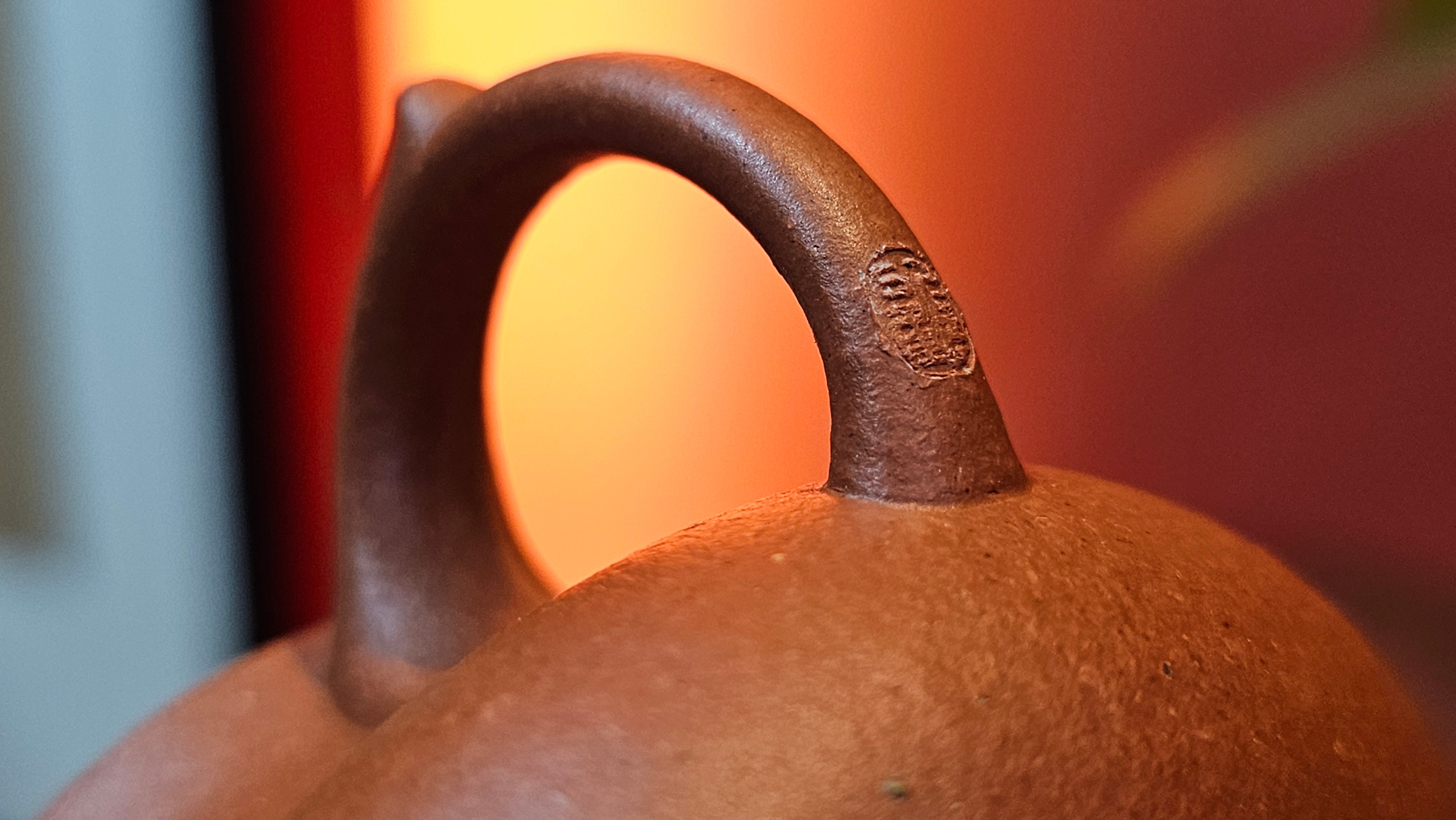 Le Rong 乐荣, 123.0ml, rare Zhu Sha 朱砂 (highest granularity form of ZhuNi), by Craftsman Gu Xiao Ming 顾小明 ~ Congratulations!to Mr S.L.! 2041hrs 13th Oct 2025, Copenhagen, Denmark🇩🇰!