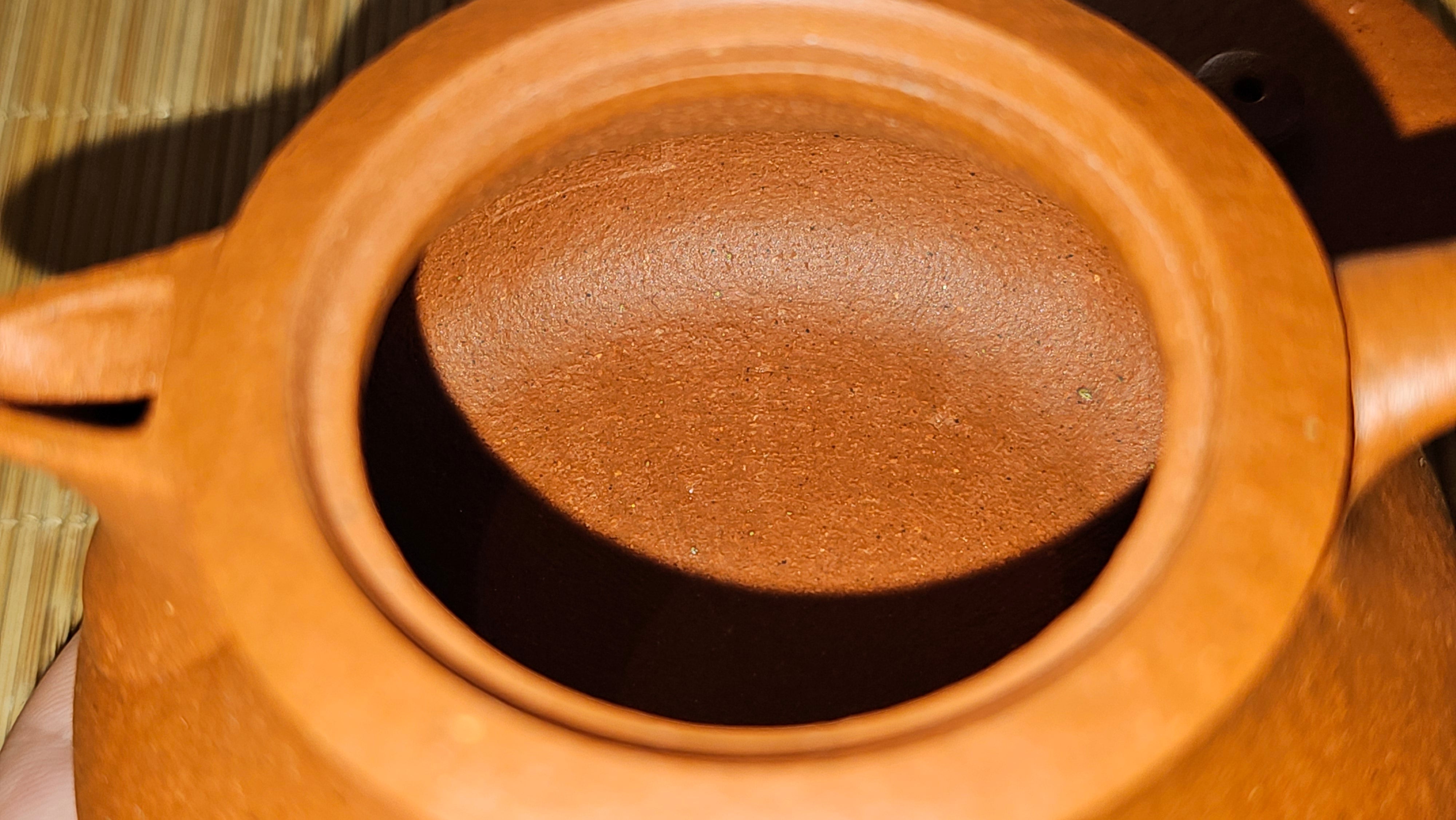 Le Rong 乐荣, 123.0ml, rare Zhu Sha 朱砂 (highest granularity form of ZhuNi), by Craftsman Gu Xiao Ming 顾小明 ~ Congratulations!to Mr S.L.! 2041hrs 13th Oct 2025, Copenhagen, Denmark🇩🇰!