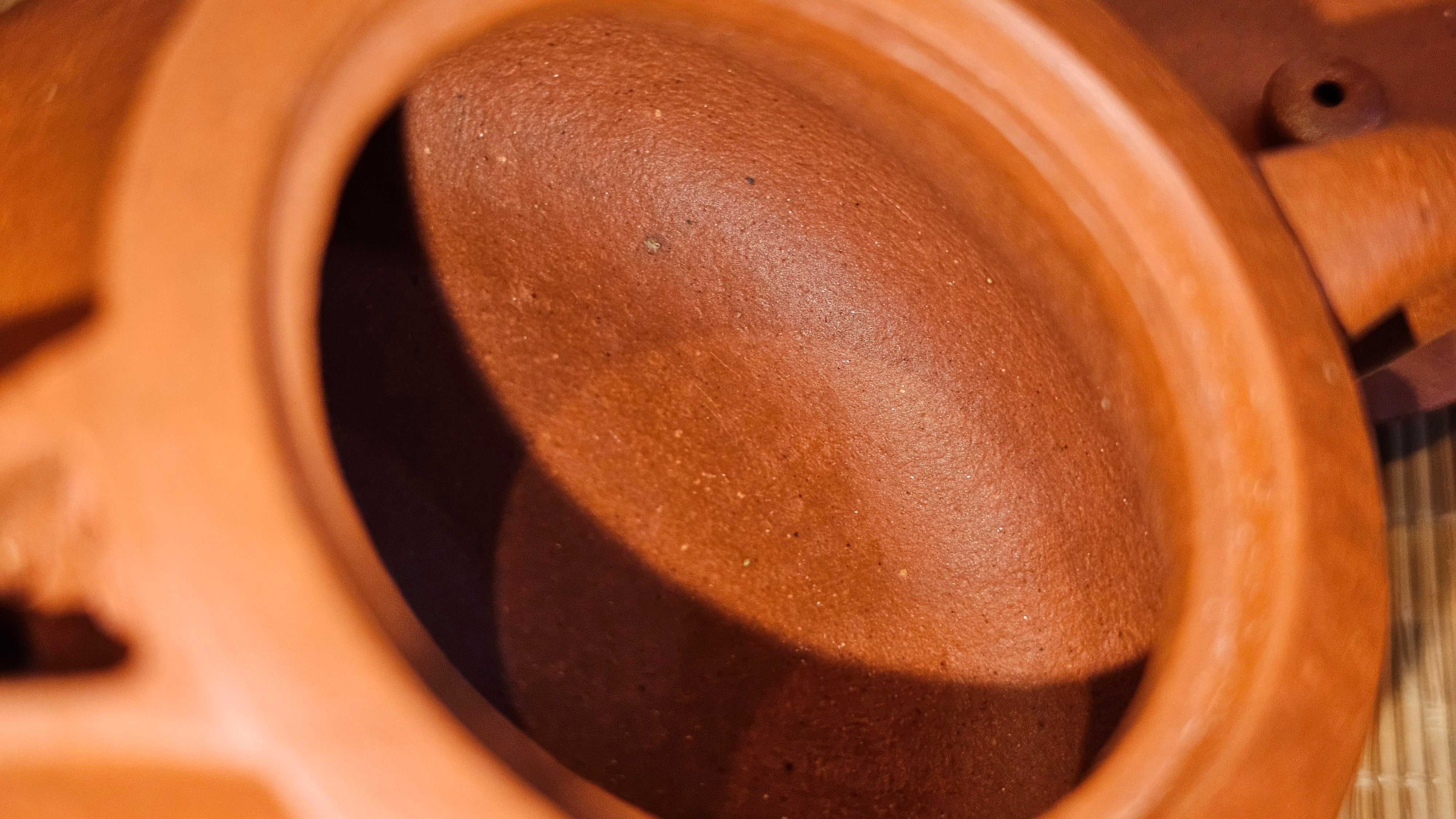 Le Rong 乐荣, 123.0ml, rare Zhu Sha 朱砂 (highest granularity form of ZhuNi), by Craftsman Gu Xiao Ming 顾小明 ~ Congratulations!to Mr S.L.! 2041hrs 13th Oct 2025, Copenhagen, Denmark🇩🇰!