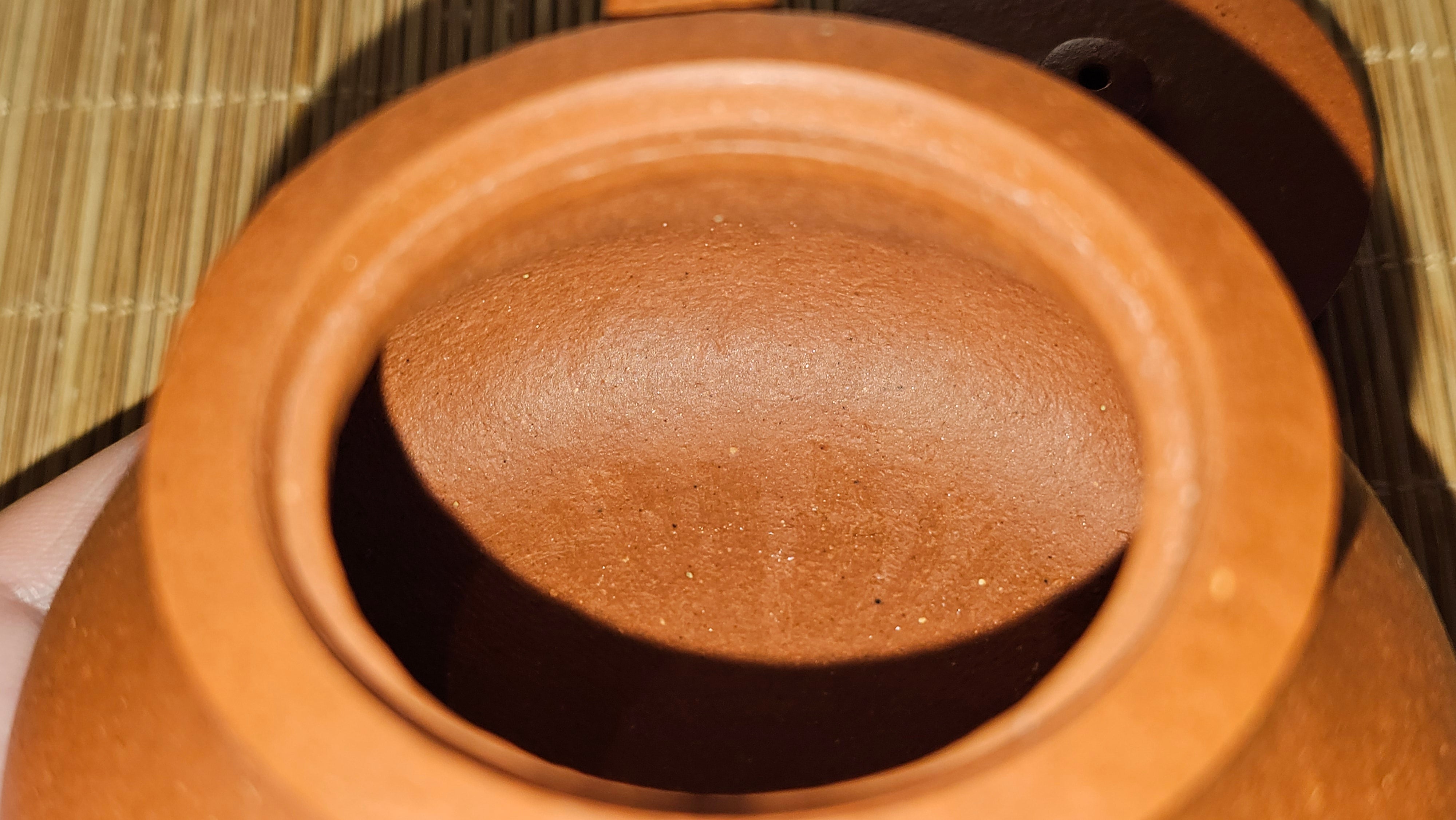 Le Rong 乐荣, 123.0ml, rare Zhu Sha 朱砂 (highest granularity form of ZhuNi), by Craftsman Gu Xiao Ming 顾小明 ~ Congratulations!to Mr S.L.! 2041hrs 13th Oct 2025, Copenhagen, Denmark🇩🇰!