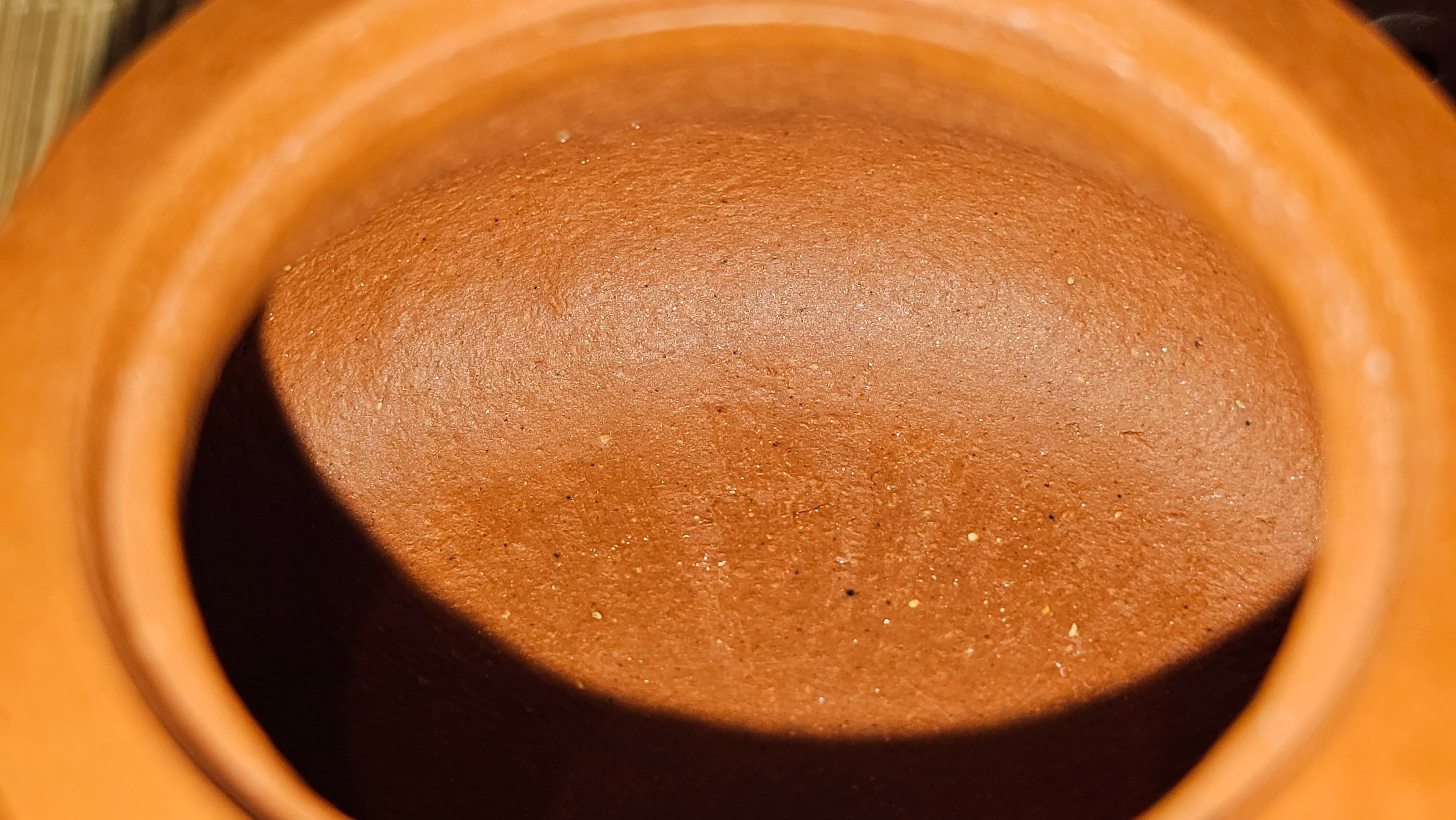 Le Rong 乐荣, 123.0ml, rare Zhu Sha 朱砂 (highest granularity form of ZhuNi), by Craftsman Gu Xiao Ming 顾小明 ~ Congratulations!to Mr S.L.! 2041hrs 13th Oct 2025, Copenhagen, Denmark🇩🇰!