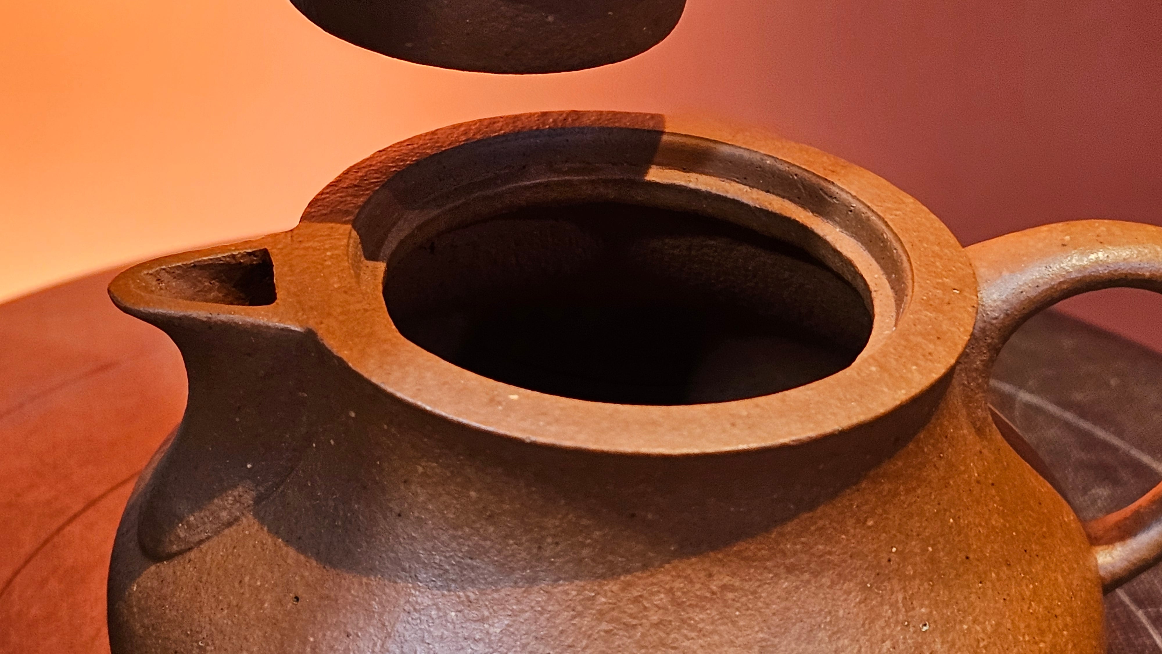 Le Rong 乐荣, 123.0ml, rare Zhu Sha 朱砂 (highest granularity form of ZhuNi), by Craftsman Gu Xiao Ming 顾小明 ~ Congratulations!to Mr S.L.! 2041hrs 13th Oct 2025, Copenhagen, Denmark🇩🇰!