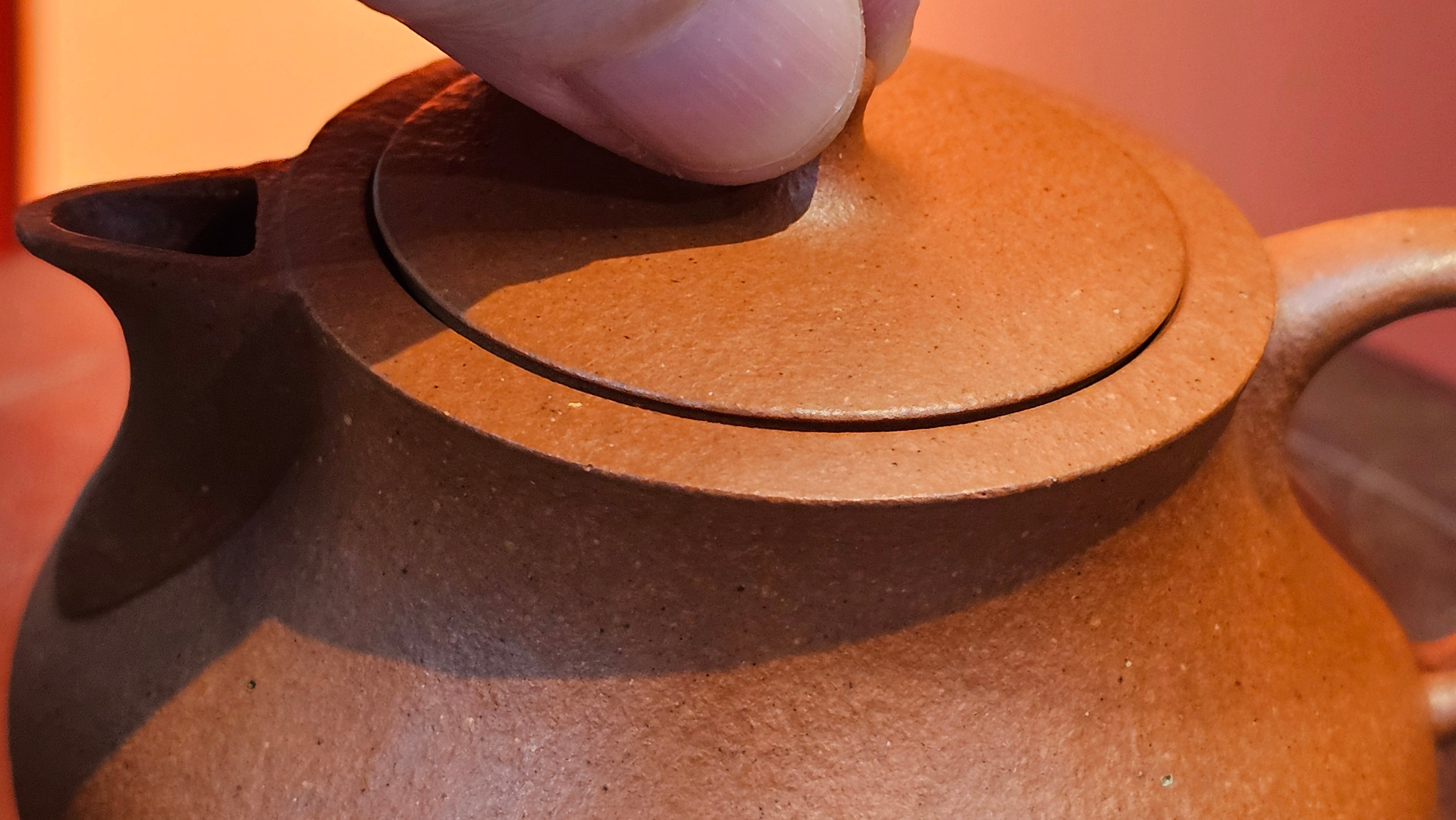 Le Rong 乐荣, 123.0ml, rare Zhu Sha 朱砂 (highest granularity form of ZhuNi), by Craftsman Gu Xiao Ming 顾小明 ~ Congratulations!to Mr S.L.! 2041hrs 13th Oct 2025, Copenhagen, Denmark🇩🇰!