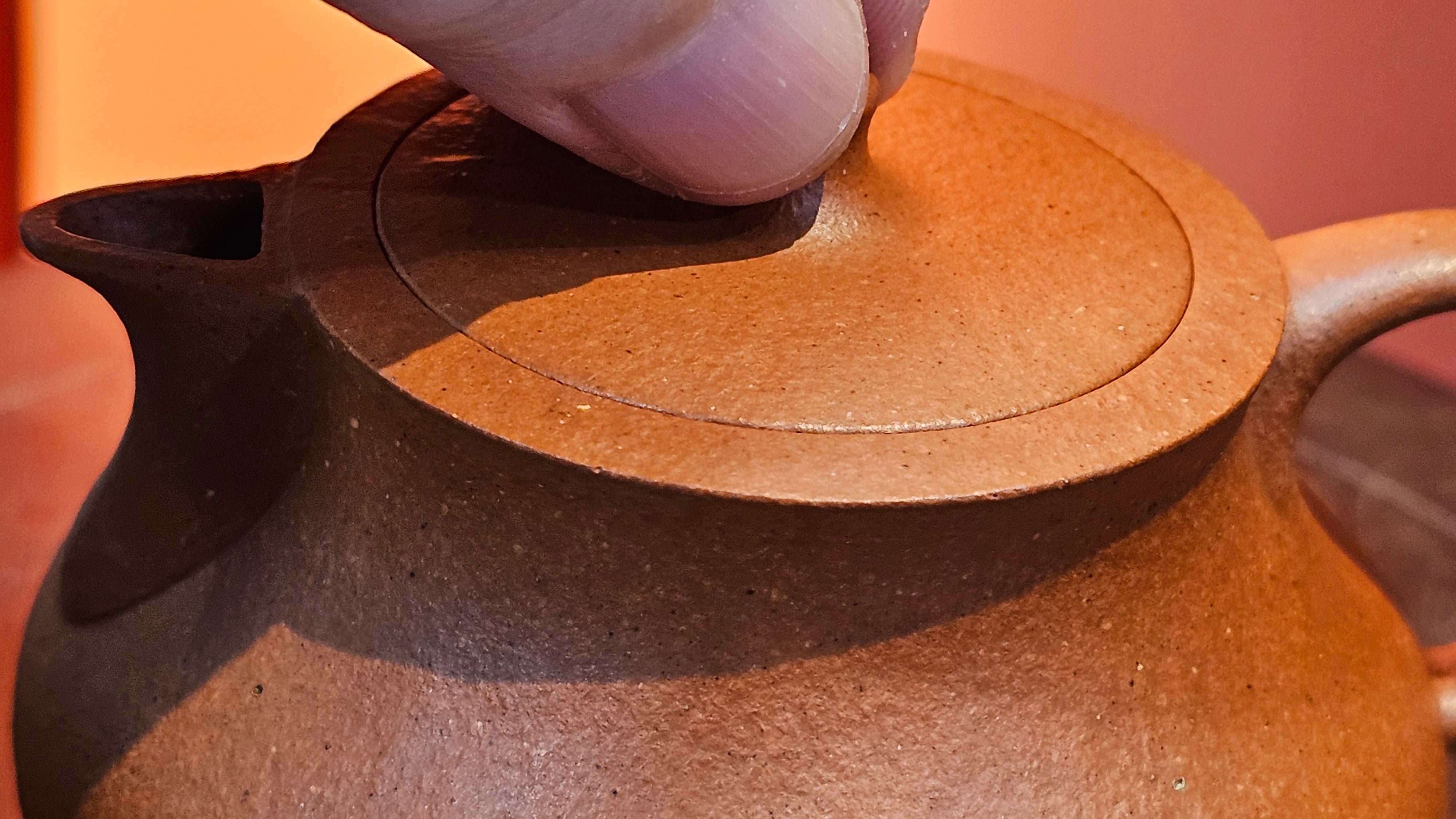 Le Rong 乐荣, 123.0ml, rare Zhu Sha 朱砂 (highest granularity form of ZhuNi), by Craftsman Gu Xiao Ming 顾小明 ~ Congratulations!to Mr S.L.! 2041hrs 13th Oct 2025, Copenhagen, Denmark🇩🇰!