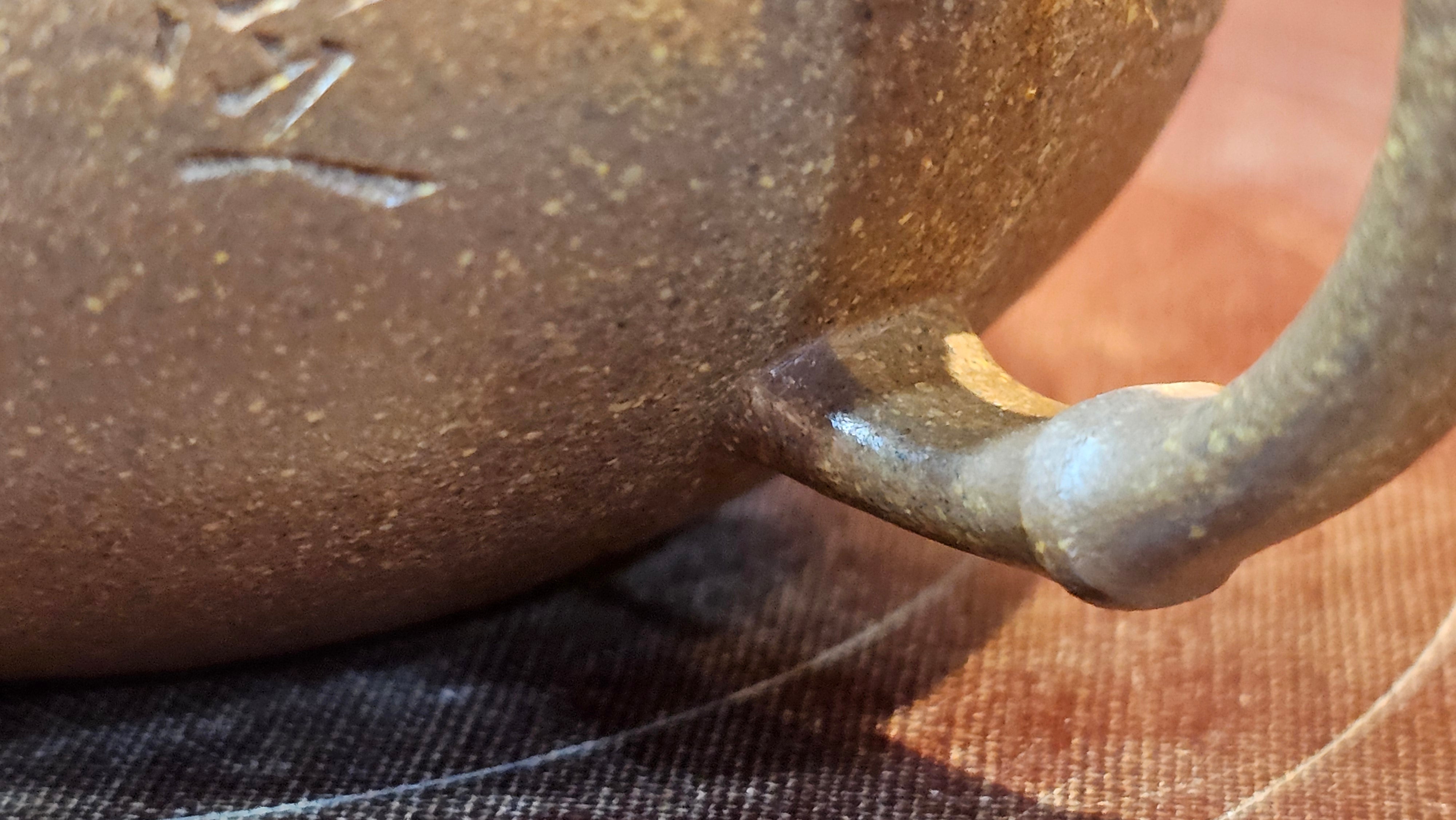 《一叶知秋》Yi Ye Zhi Qiu ~ "The Autumn Leaf", 166.5ml, Bao Shan Duan Ni 宝山段泥, by our Craftsman Zhang Huan 张欢, Bamboo and Calligraphy Engraving by Craftsman Yi Cheng 逸成 ~!Congratulations to Mr A.A.! 1006hrs 15th Oct 2025, Port Franks! Canada🇨🇦.