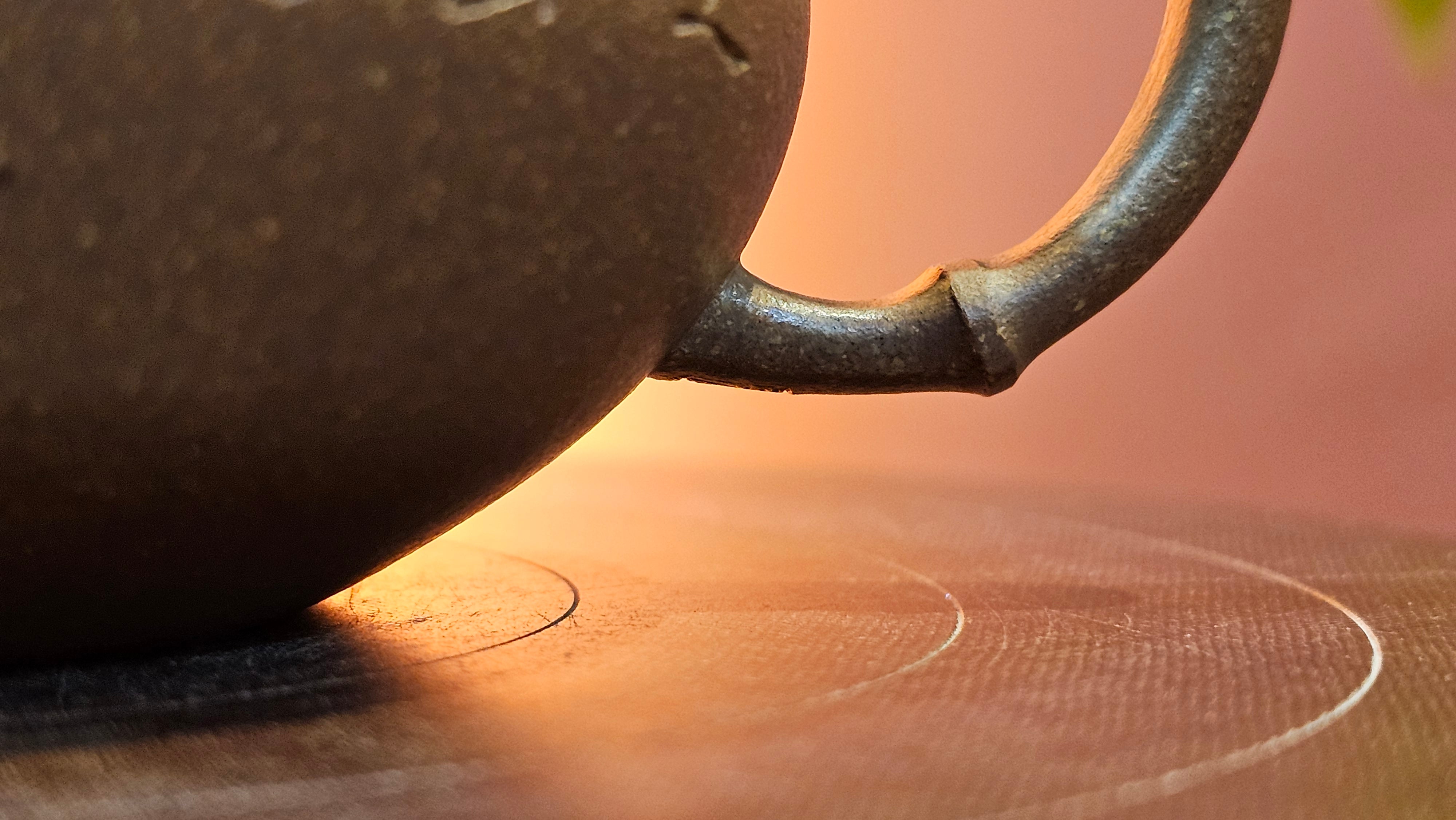 《一叶知秋》Yi Ye Zhi Qiu ~ "The Autumn Leaf", 166.5ml, Bao Shan Duan Ni 宝山段泥, by our Craftsman Zhang Huan 张欢, Bamboo and Calligraphy Engraving by Craftsman Yi Cheng 逸成 ~!Congratulations to Mr A.A.! 1006hrs 15th Oct 2025, Port Franks! Canada🇨🇦.