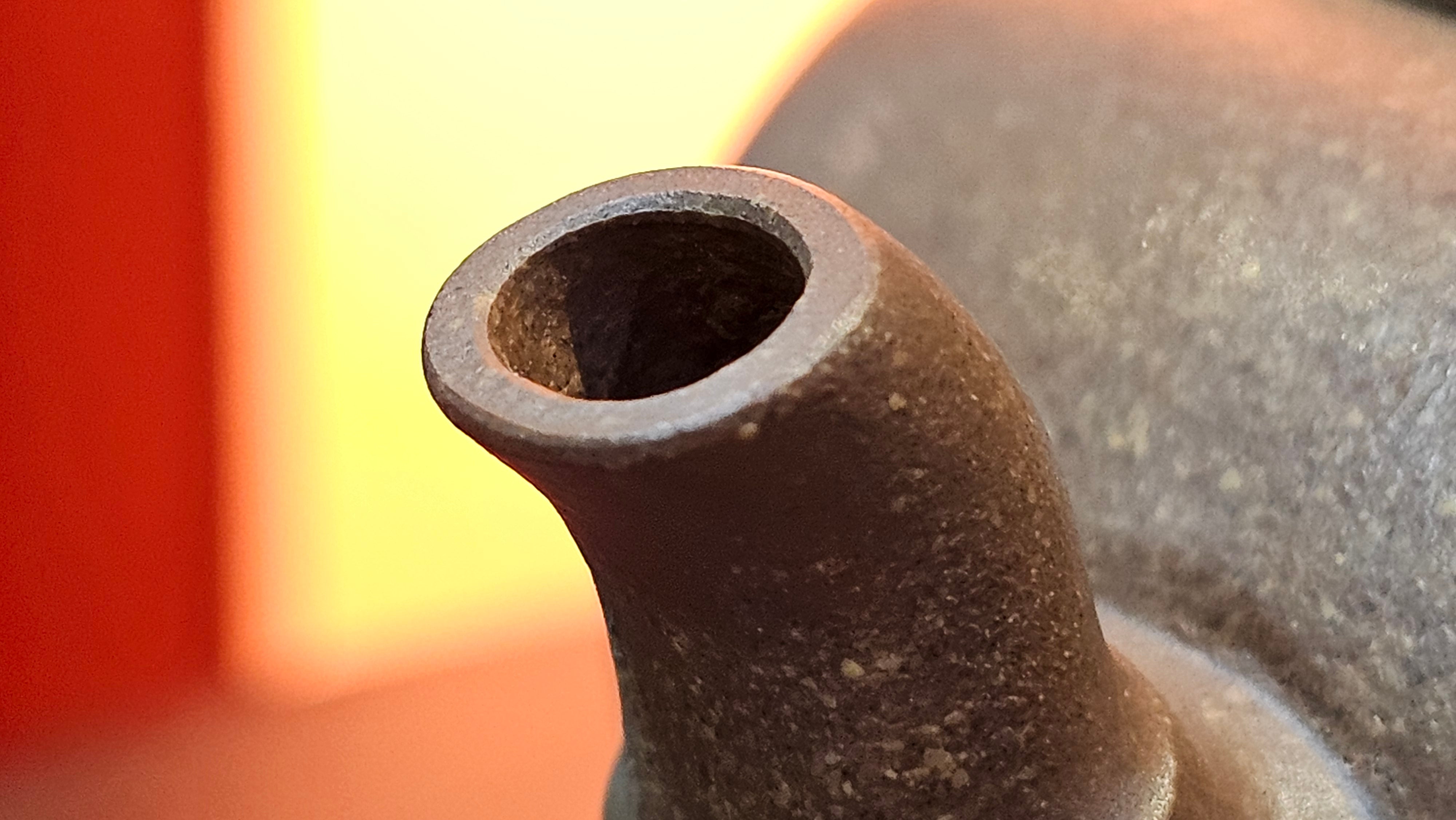 《一叶知秋》Yi Ye Zhi Qiu ~ "The Autumn Leaf", 166.5ml, Bao Shan Duan Ni 宝山段泥, by our Craftsman Zhang Huan 张欢, Bamboo and Calligraphy Engraving by Craftsman Yi Cheng 逸成 ~!Congratulations to Mr A.A.! 1006hrs 15th Oct 2025, Port Franks! Canada🇨🇦.