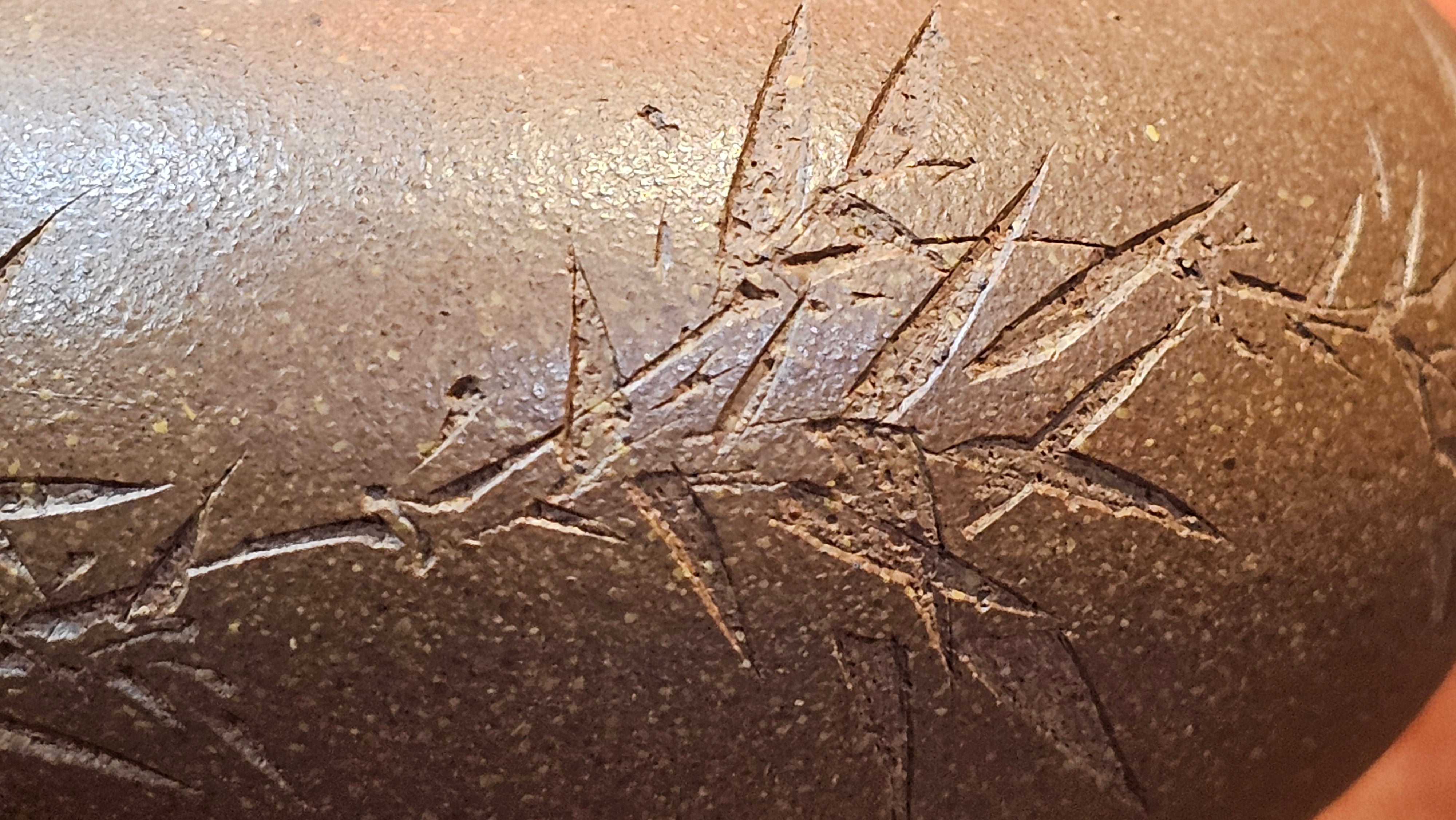 《一叶知秋》Yi Ye Zhi Qiu ~ "The Autumn Leaf", 166.5ml, Bao Shan Duan Ni 宝山段泥, by our Craftsman Zhang Huan 张欢, Bamboo and Calligraphy Engraving by Craftsman Yi Cheng 逸成 ~!Congratulations to Mr A.A.! 1006hrs 15th Oct 2025, Port Franks! Canada🇨🇦.