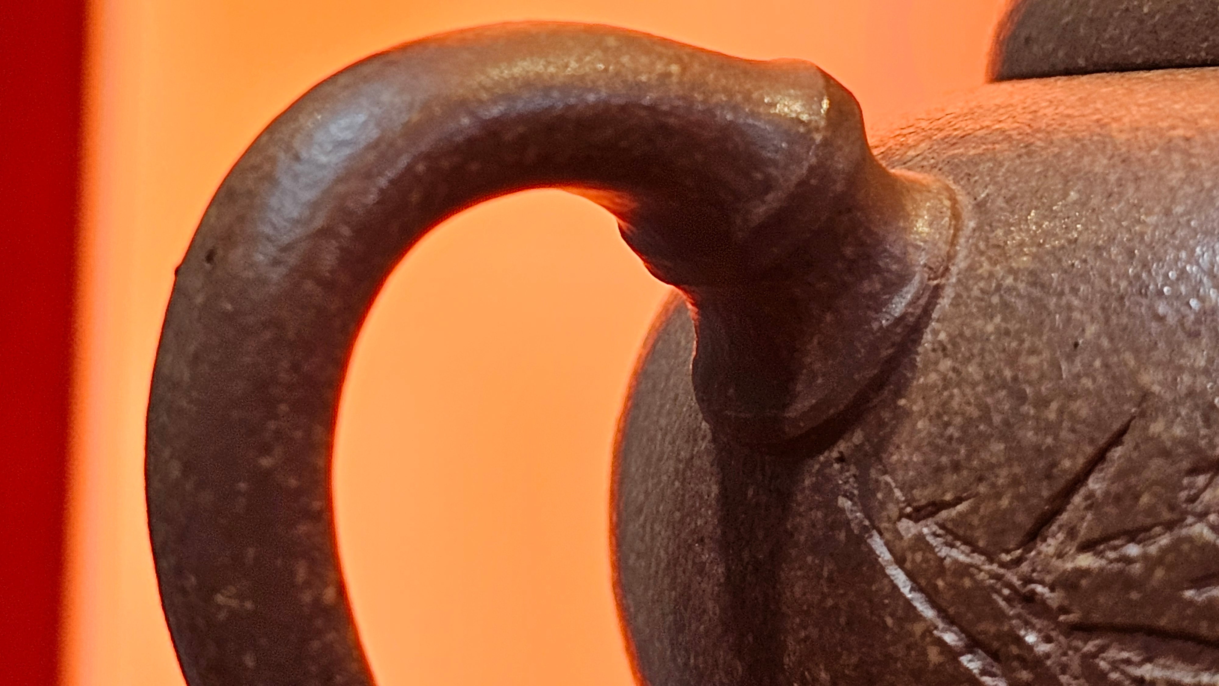 《一叶知秋》Yi Ye Zhi Qiu ~ "The Autumn Leaf", 166.5ml, Bao Shan Duan Ni 宝山段泥, by our Craftsman Zhang Huan 张欢, Bamboo and Calligraphy Engraving by Craftsman Yi Cheng 逸成 ~!Congratulations to Mr A.A.! 1006hrs 15th Oct 2025, Port Franks! Canada🇨🇦.