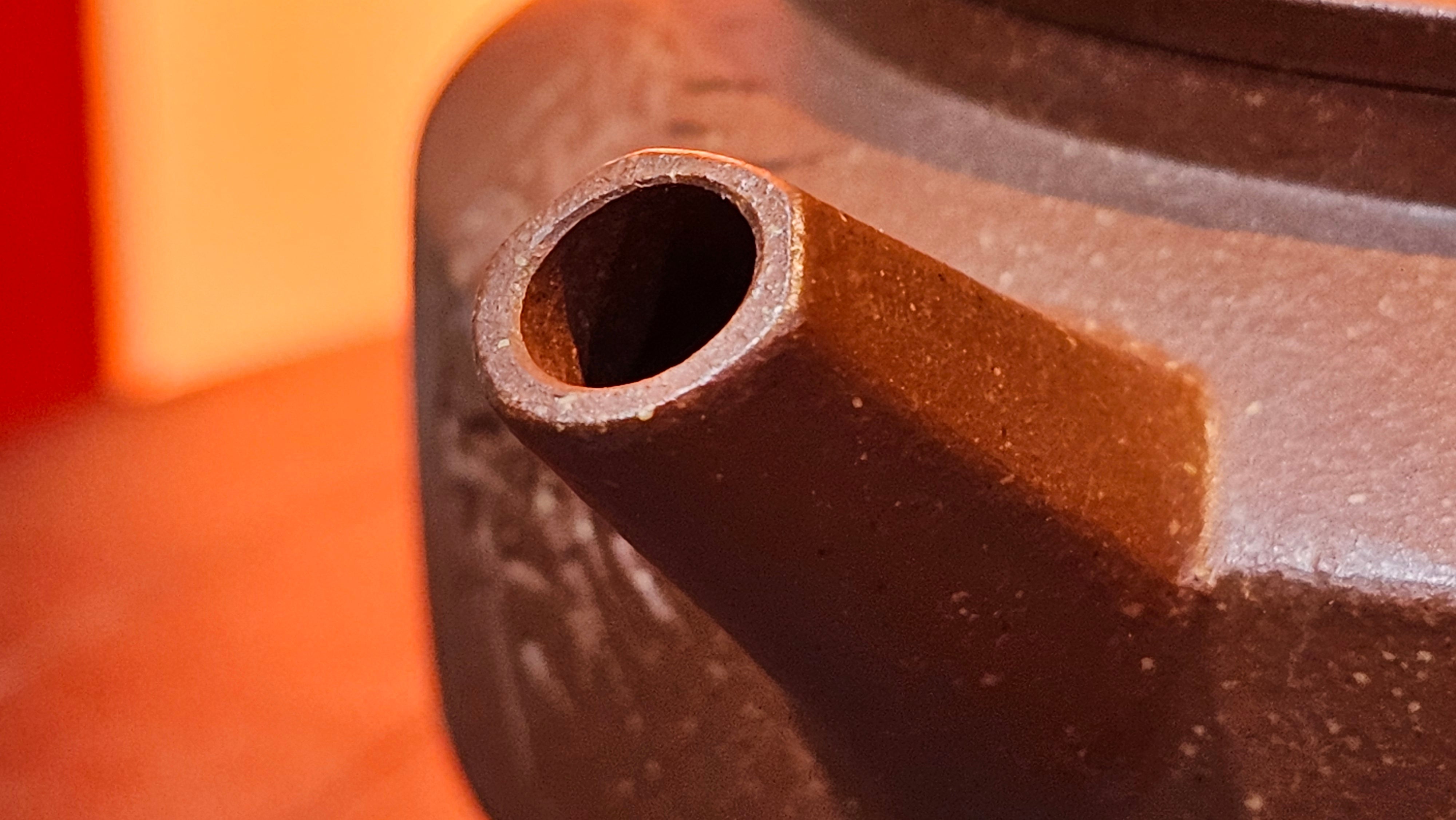 Zhou Pan《周盘》, 167.1ml, Hong Jiang Po Ni 红降坡泥, by Craftsman Zhu Shu 朱舒!~Engraving of Bamboos and Verse by Craftsman Mu Shan 牧山 ~!Congratulations to Mr B.A.! 0940hrs 29th Oct 2025, London,🏴󠁧󠁢󠁥󠁮󠁧󠁿U.K.!