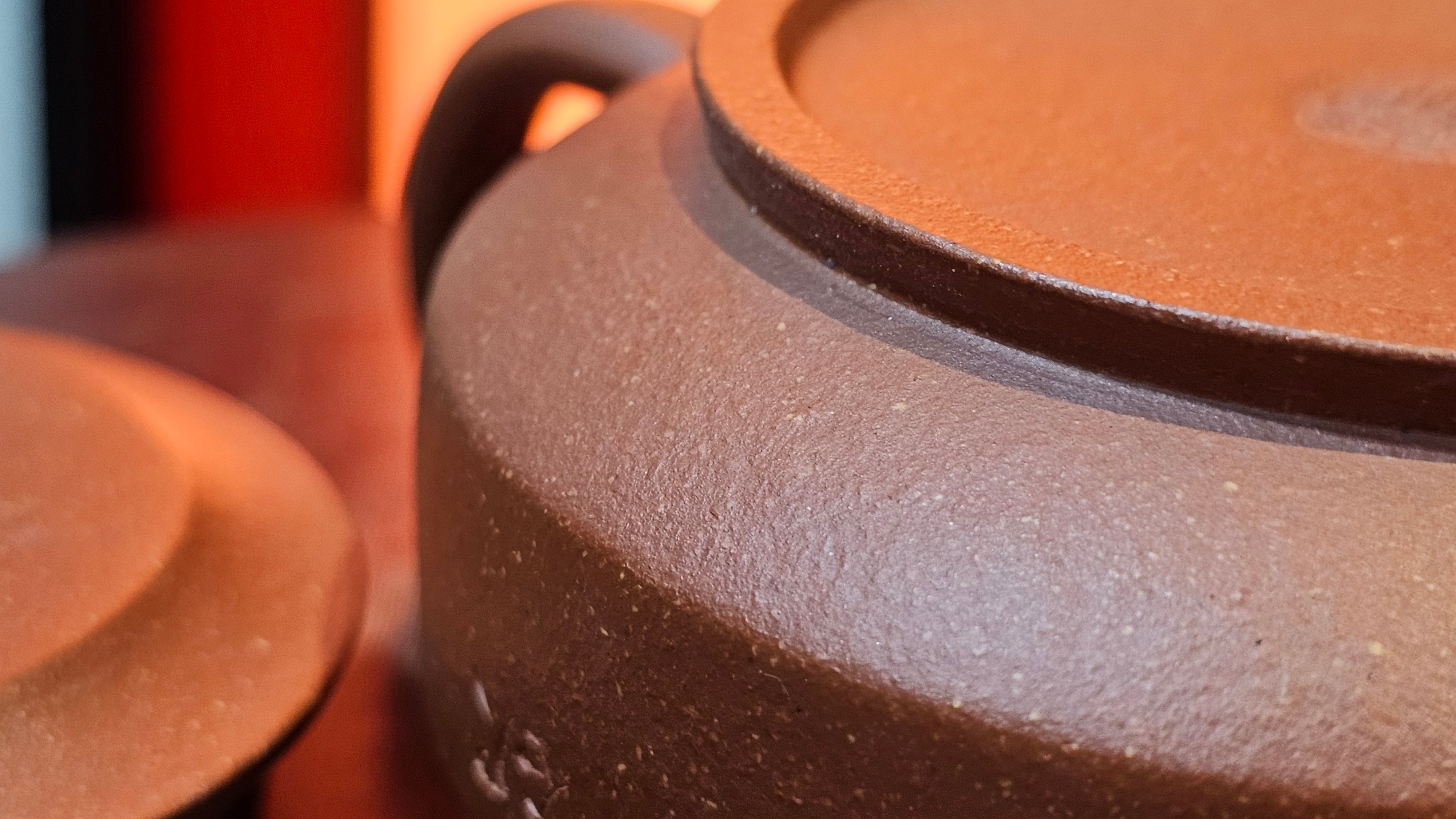 Zhou Pan《周盘》, 167.1ml, Hong Jiang Po Ni 红降坡泥, by Craftsman Zhu Shu 朱舒!~Engraving of Bamboos and Verse by Craftsman Mu Shan 牧山 ~!Congratulations to Mr B.A.! 0940hrs 29th Oct 2025, London,🏴󠁧󠁢󠁥󠁮󠁧󠁿U.K.!