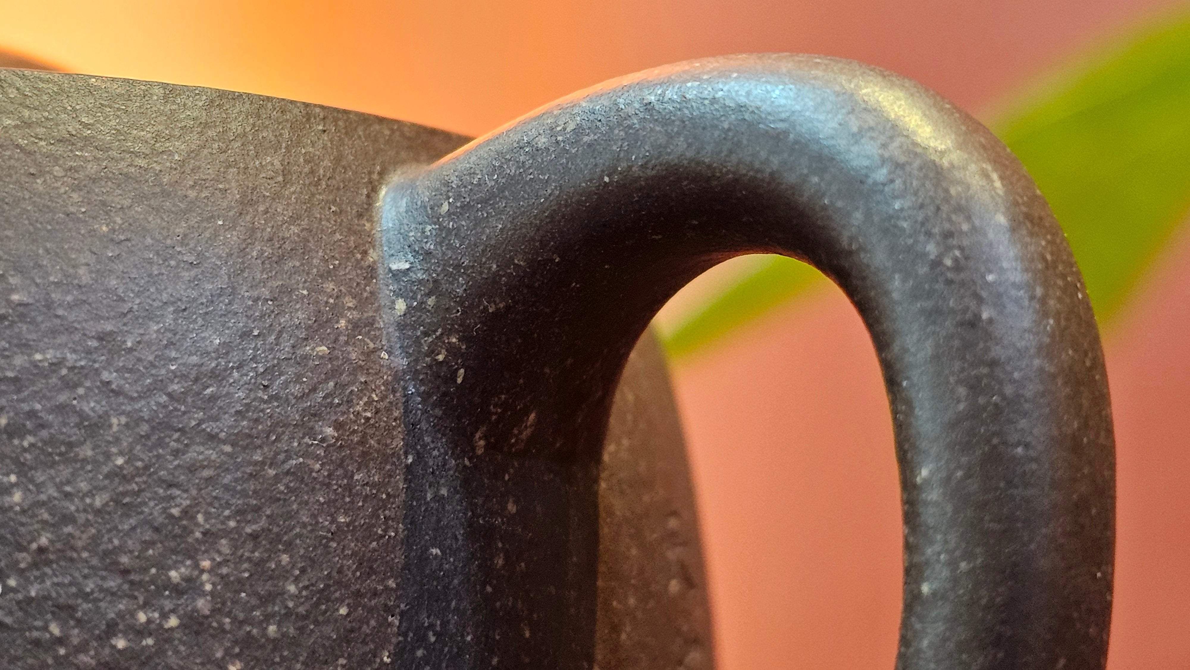 Niu Gai Jing Lan《牛盖井栏》, 165.1ml, Hei Zi Ni 黑紫泥, with Chinese Bronze Age Patterns~Engraving Art 青铜器纹样~刻绘, by our Craftsman Zhang Huan 张欢 ~ Congratulations!to Mr R.D.K., 0831hrs 15th Oct 2025, Montréal! Canada🇨🇦.