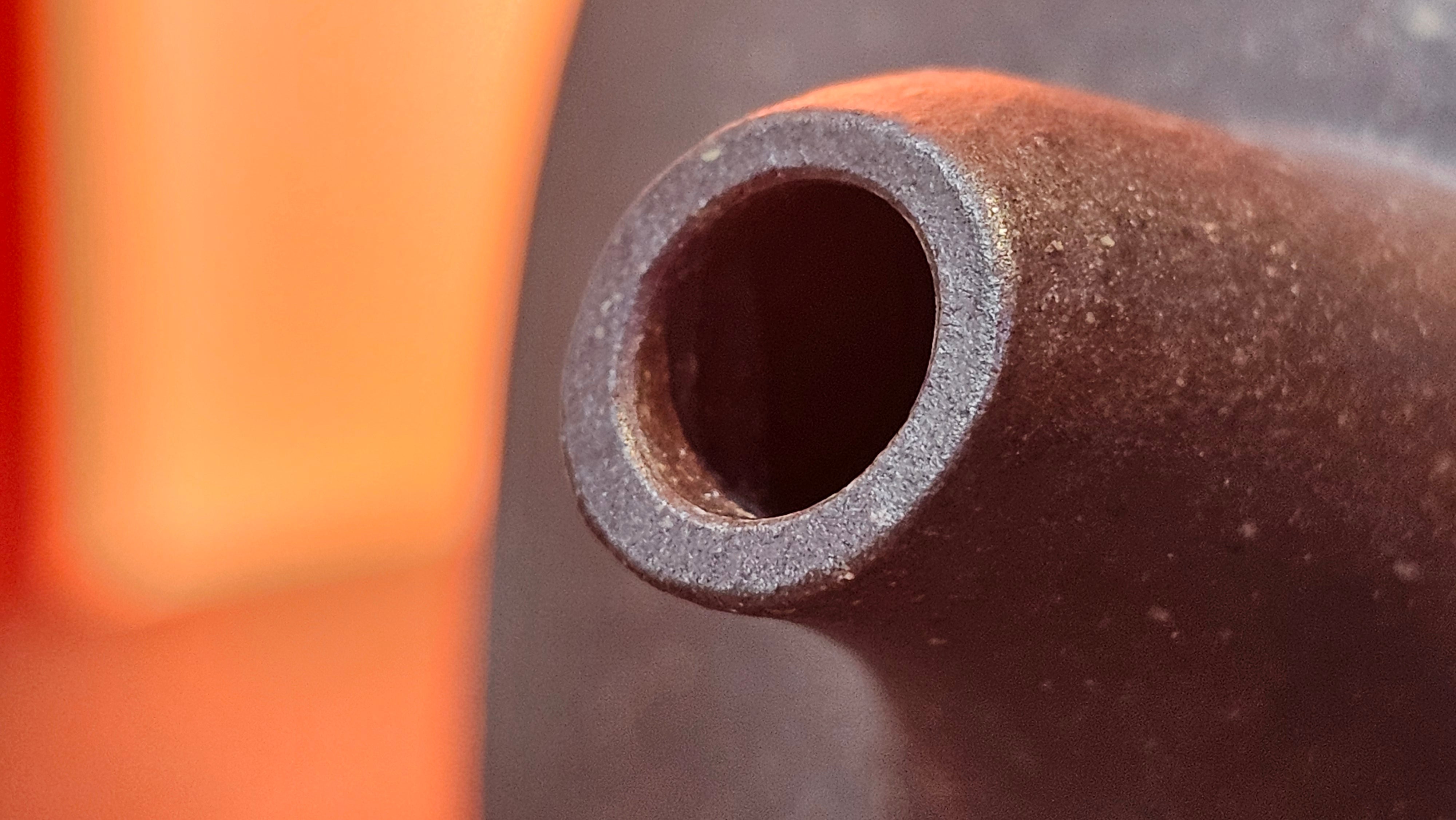 Niu Gai Jing Lan《牛盖井栏》, 159.5ml, Hei Zi Ni 黑紫泥, with Chinese Bronze Age Patterns~Engraving Art 青铜器纹样~刻绘, by our Craftsman Zhang Huan 张欢 ~!Congratulations to Ms C.W.! 1156hrs 17th Oct 2025, Sunnyvale! CA.