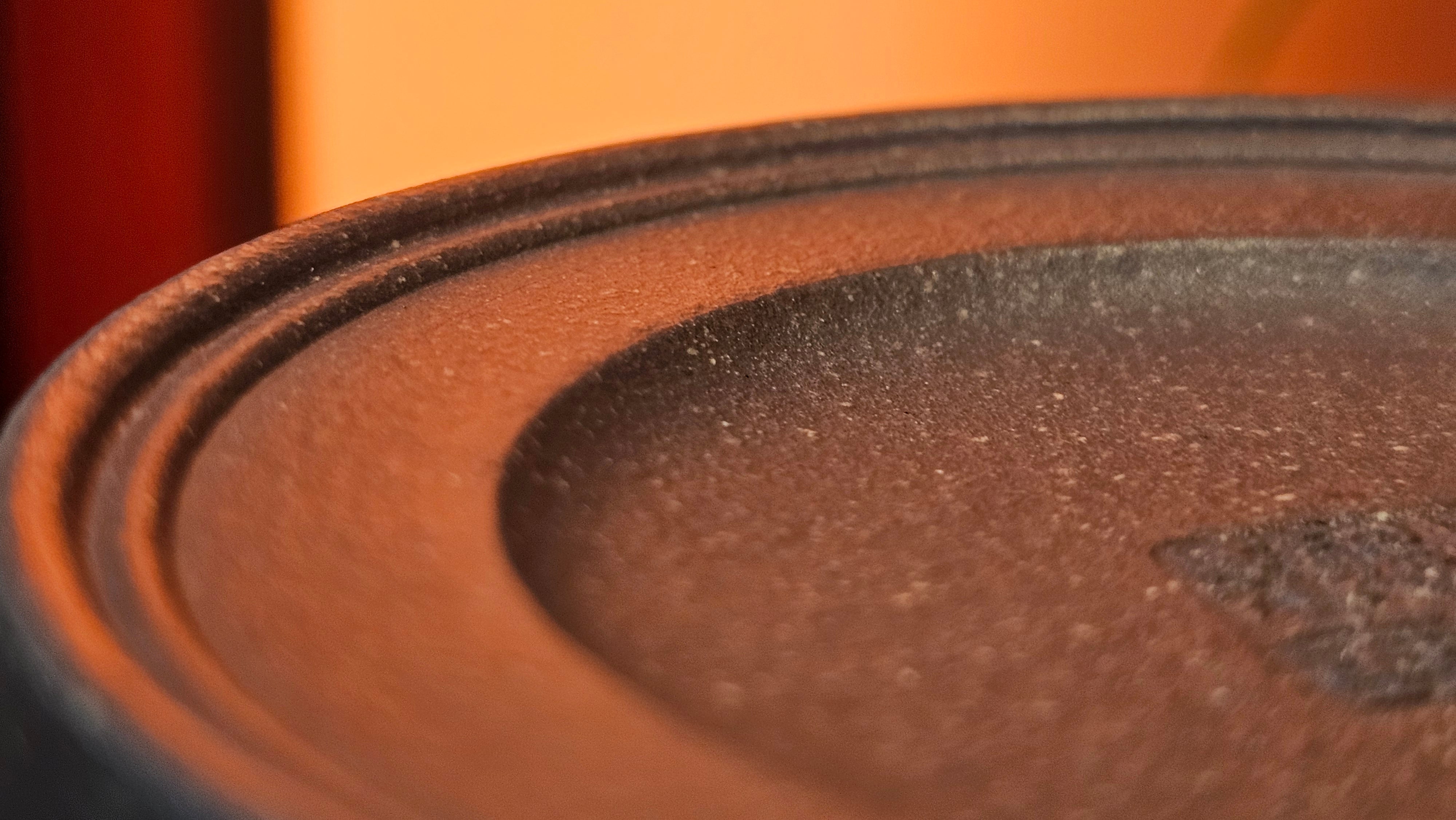 Niu Gai Jing Lan《牛盖井栏》, 159.5ml, Hei Zi Ni 黑紫泥, with Chinese Bronze Age Patterns~Engraving Art 青铜器纹样~刻绘, by our Craftsman Zhang Huan 张欢 ~!Congratulations to Ms C.W.! 1156hrs 17th Oct 2025, Sunnyvale! CA.