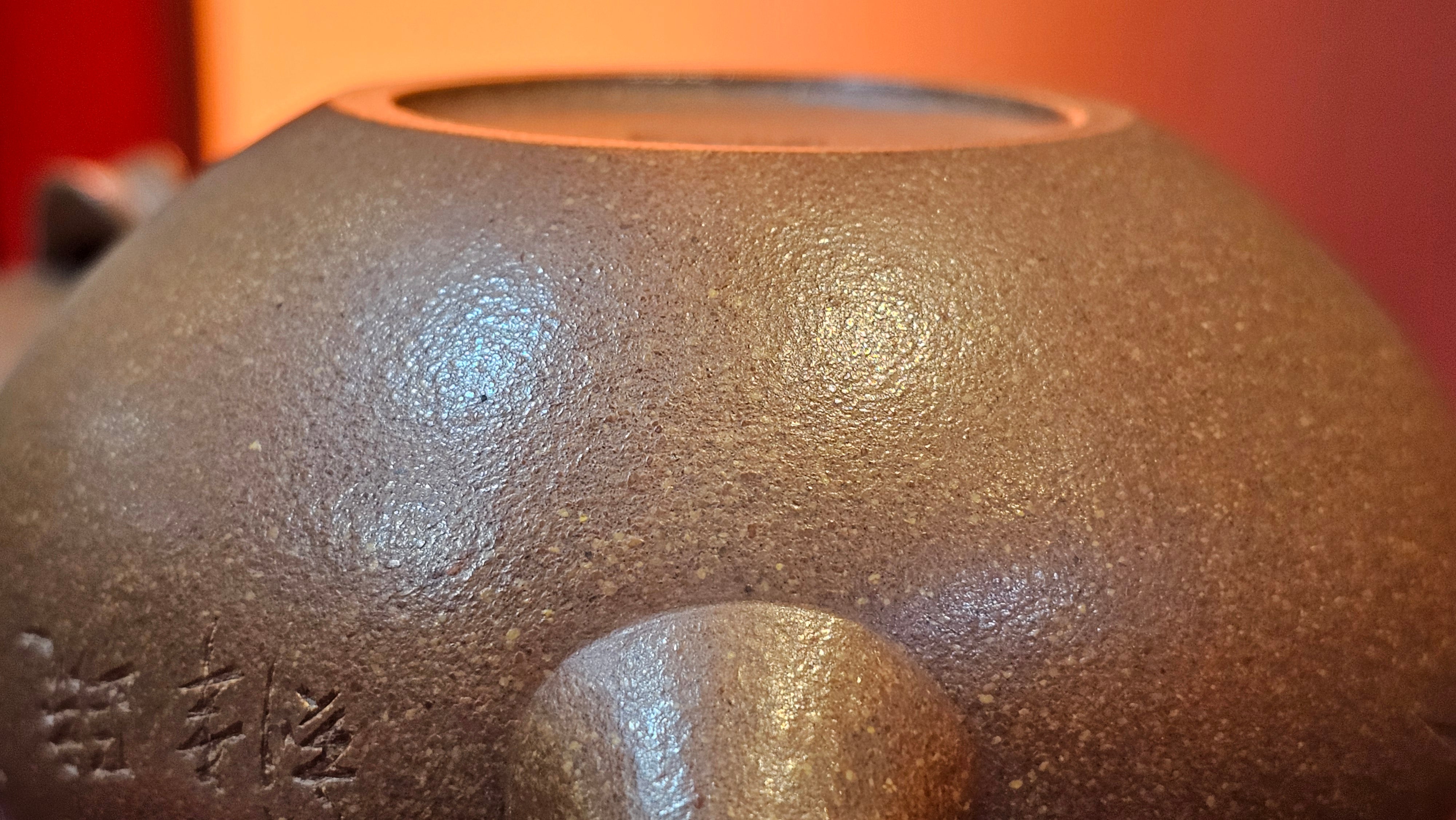 《一叶知秋》Yi Ye Zhi Qiu ~ "The Autumn Leaf", 167.7ml, Bao Shan Duan Ni 宝山段泥, by our Craftsman Zhang Huan 张欢, Bamboo and Calligraphy Engraving by Craftsman Yi Cheng 逸成 ~!Congratulations to!Ms N.C.! 0903hrs 18th Oct 2025, Los Baños, Philippines🇵🇭!