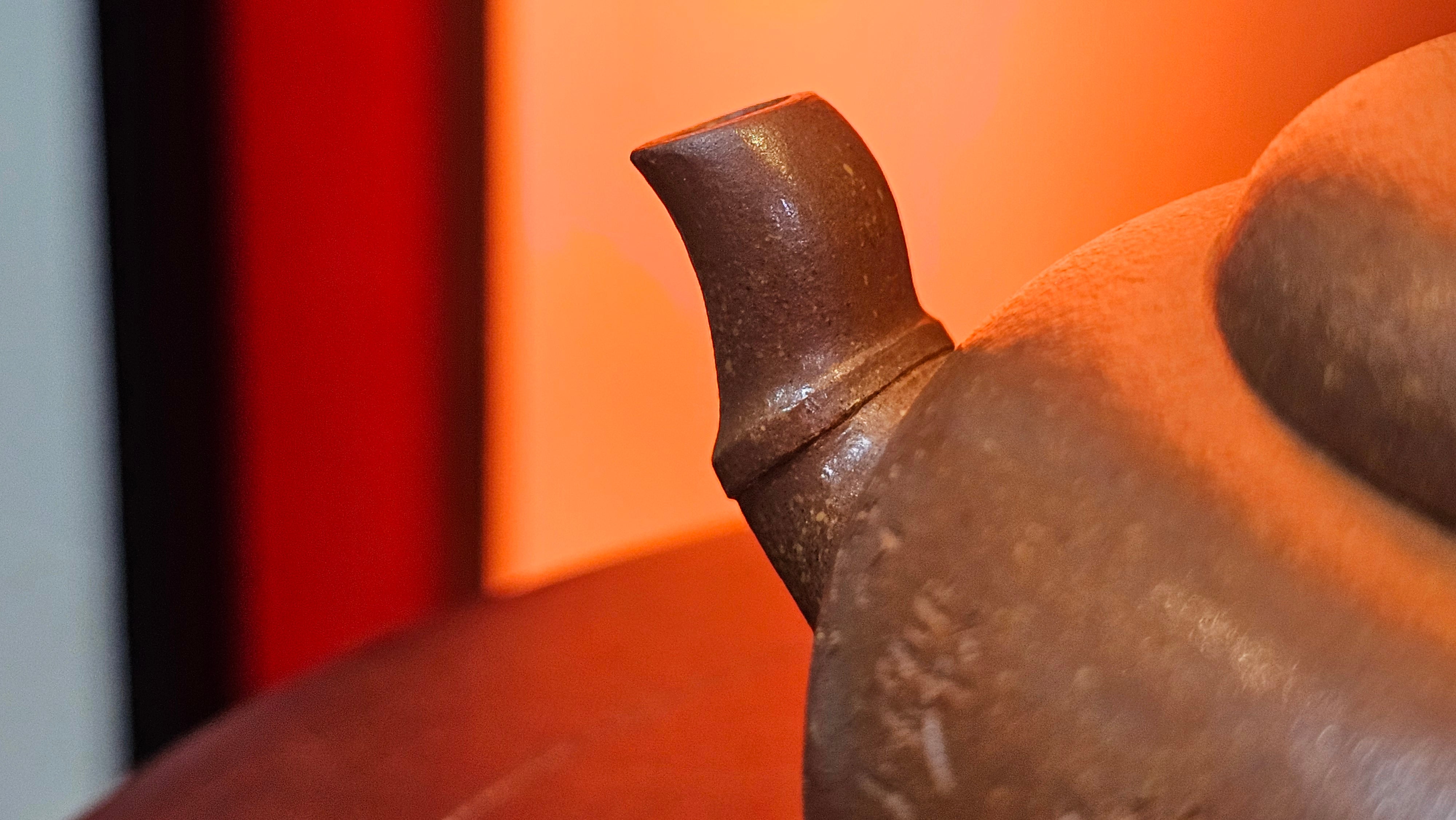 《一叶知秋》Yi Ye Zhi Qiu ~ "The Autumn Leaf", 167.7ml, Bao Shan Duan Ni 宝山段泥, by our Craftsman Zhang Huan 张欢, Bamboo and Calligraphy Engraving by Craftsman Yi Cheng 逸成 ~!Congratulations to!Ms N.C.! 0903hrs 18th Oct 2025, Los Baños, Philippines🇵🇭!