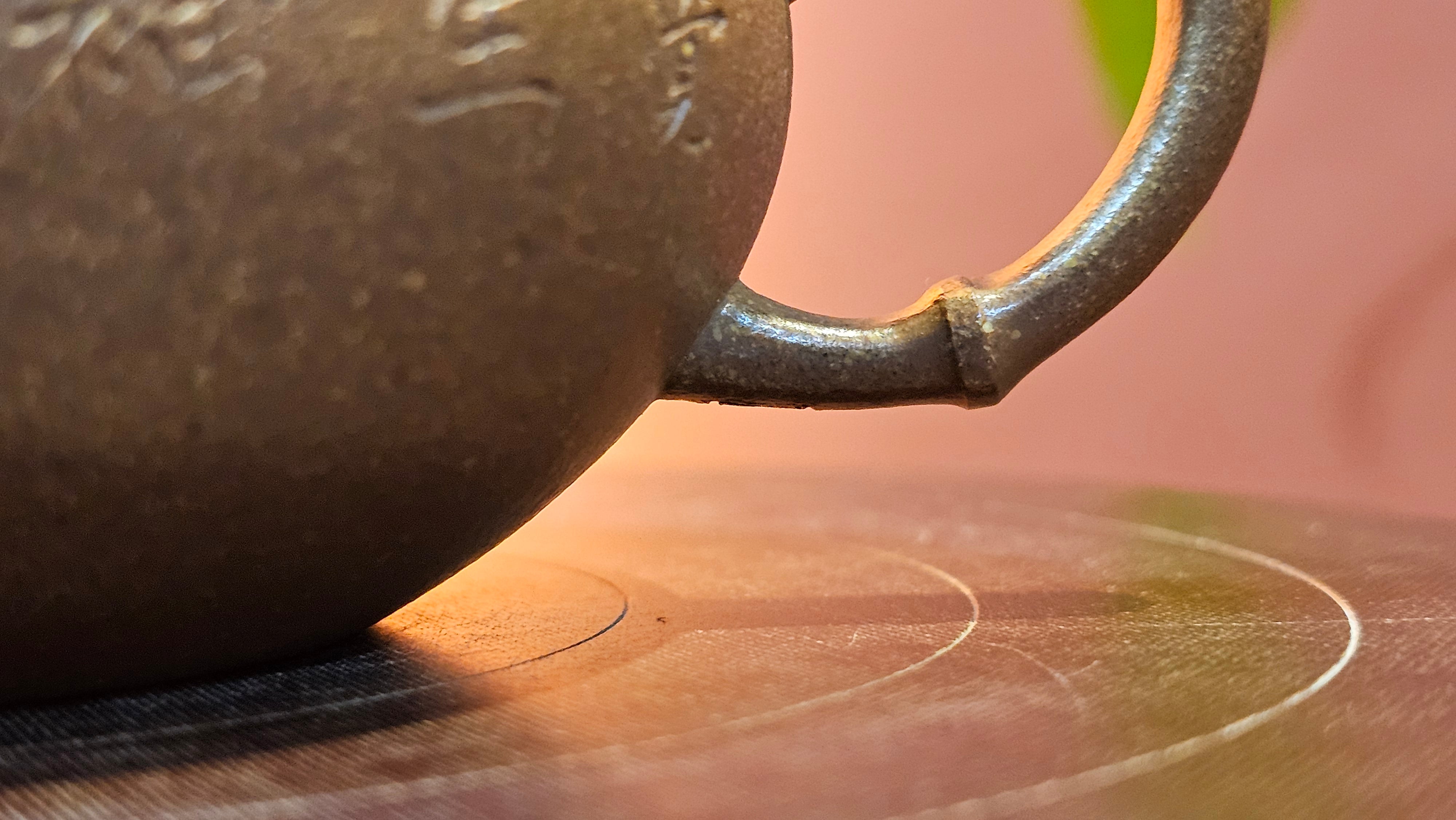 《一叶知秋》Yi Ye Zhi Qiu ~ "The Autumn Leaf", 167.7ml, Bao Shan Duan Ni 宝山段泥, by our Craftsman Zhang Huan 张欢, Bamboo and Calligraphy Engraving by Craftsman Yi Cheng 逸成 ~!Congratulations to!Ms N.C.! 0903hrs 18th Oct 2025, Los Baños, Philippines🇵🇭!